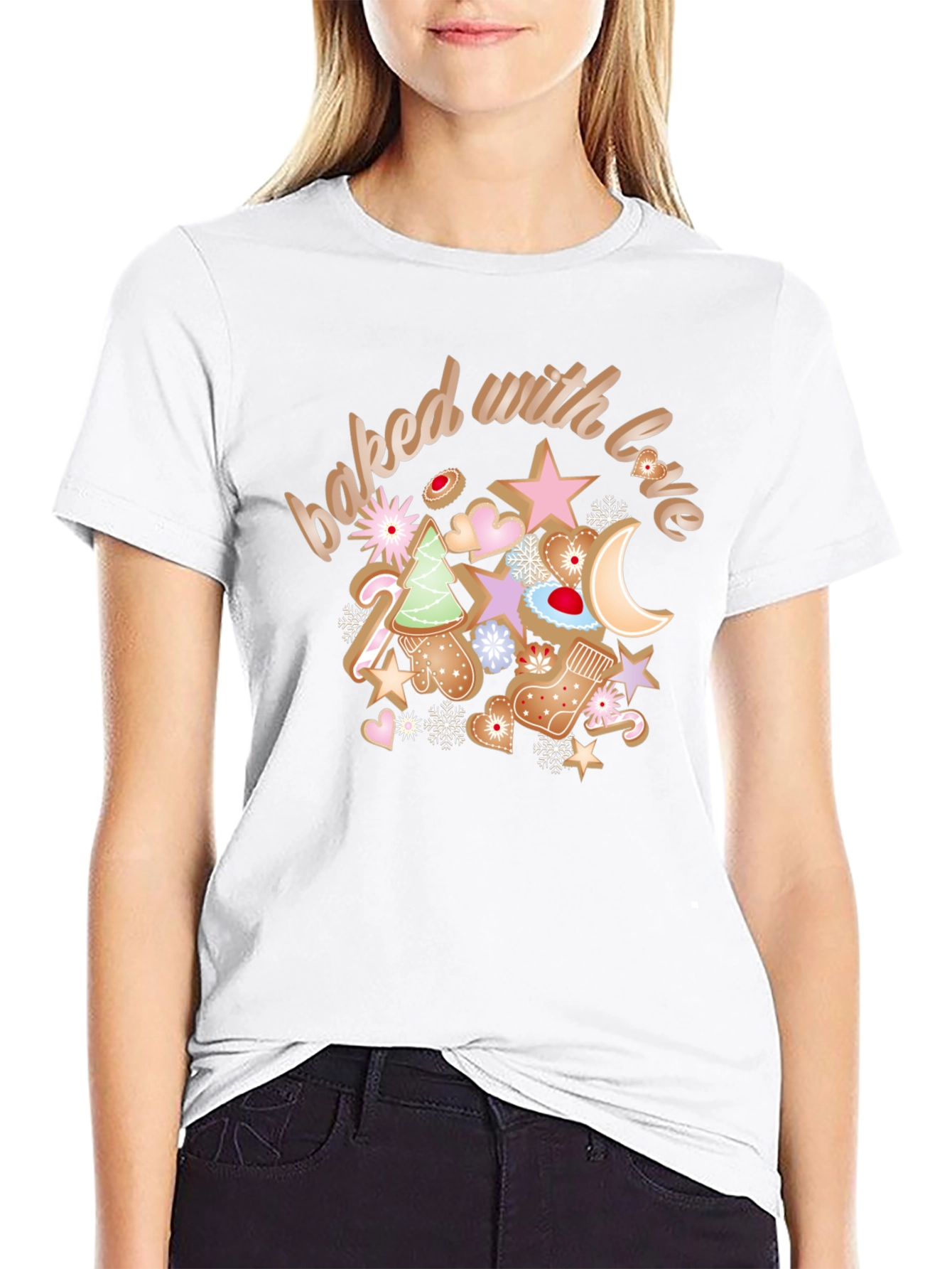 Baked With Love Holiday Gingerbread T-Shirt