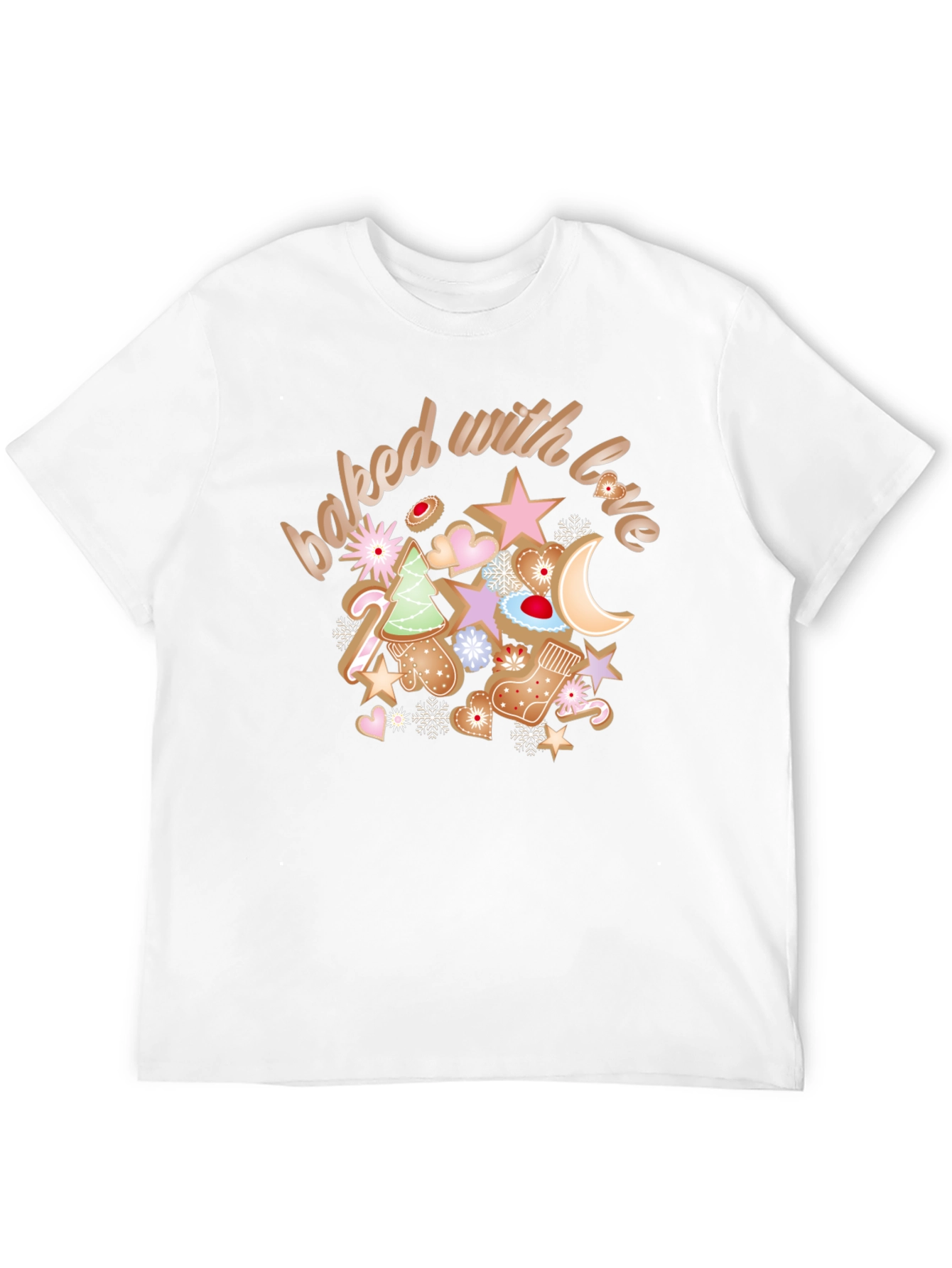 Baked With Love Holiday Gingerbread T-Shirt