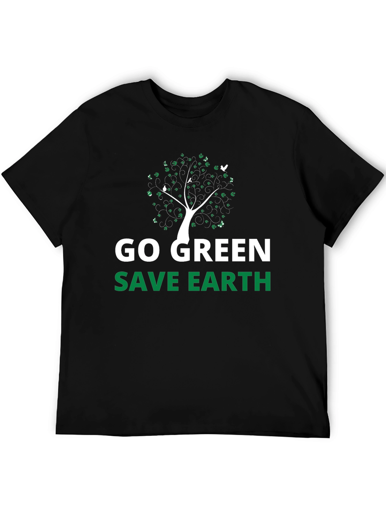 Go Green Save Earth Graphic Tee