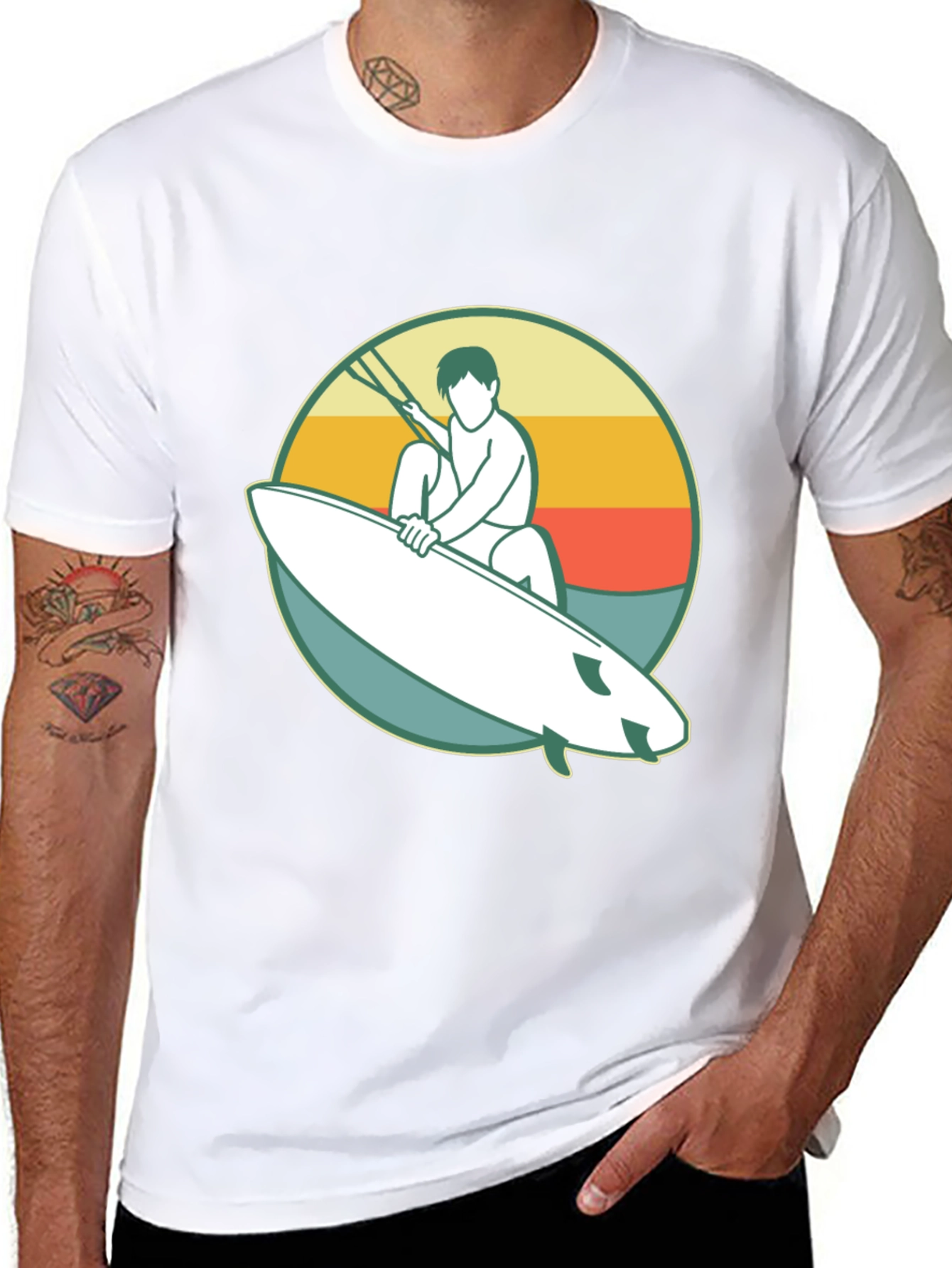 Retro Surfer Graphic Tee