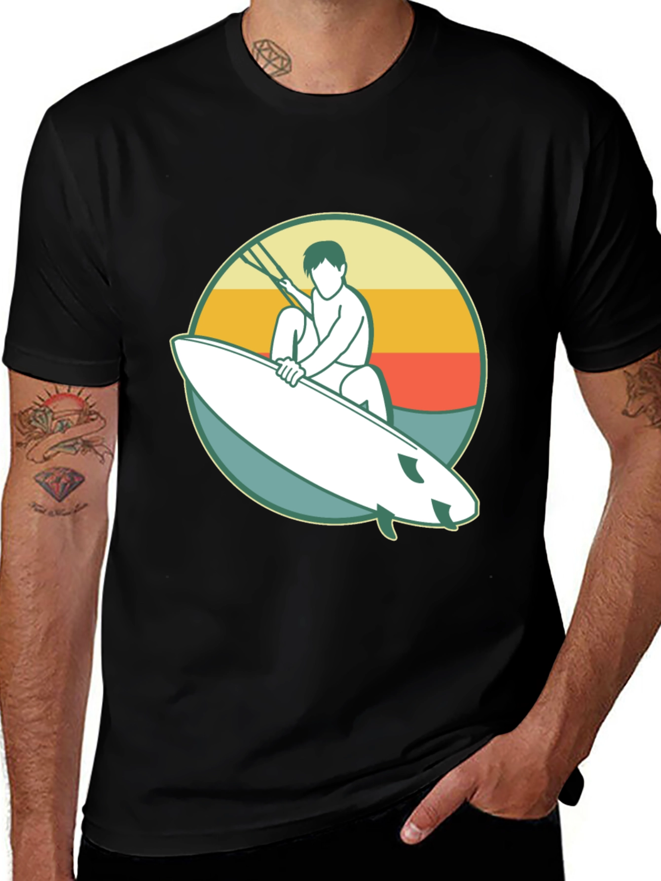 Retro Surfer Graphic Tee