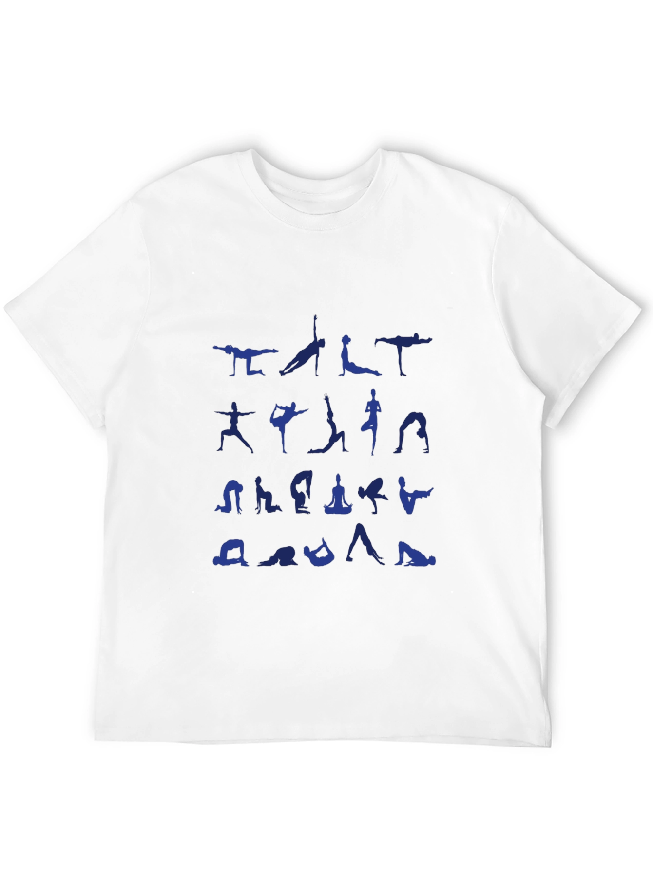 Yoga Pose Graphic Tee - Mens Black T-Shirt