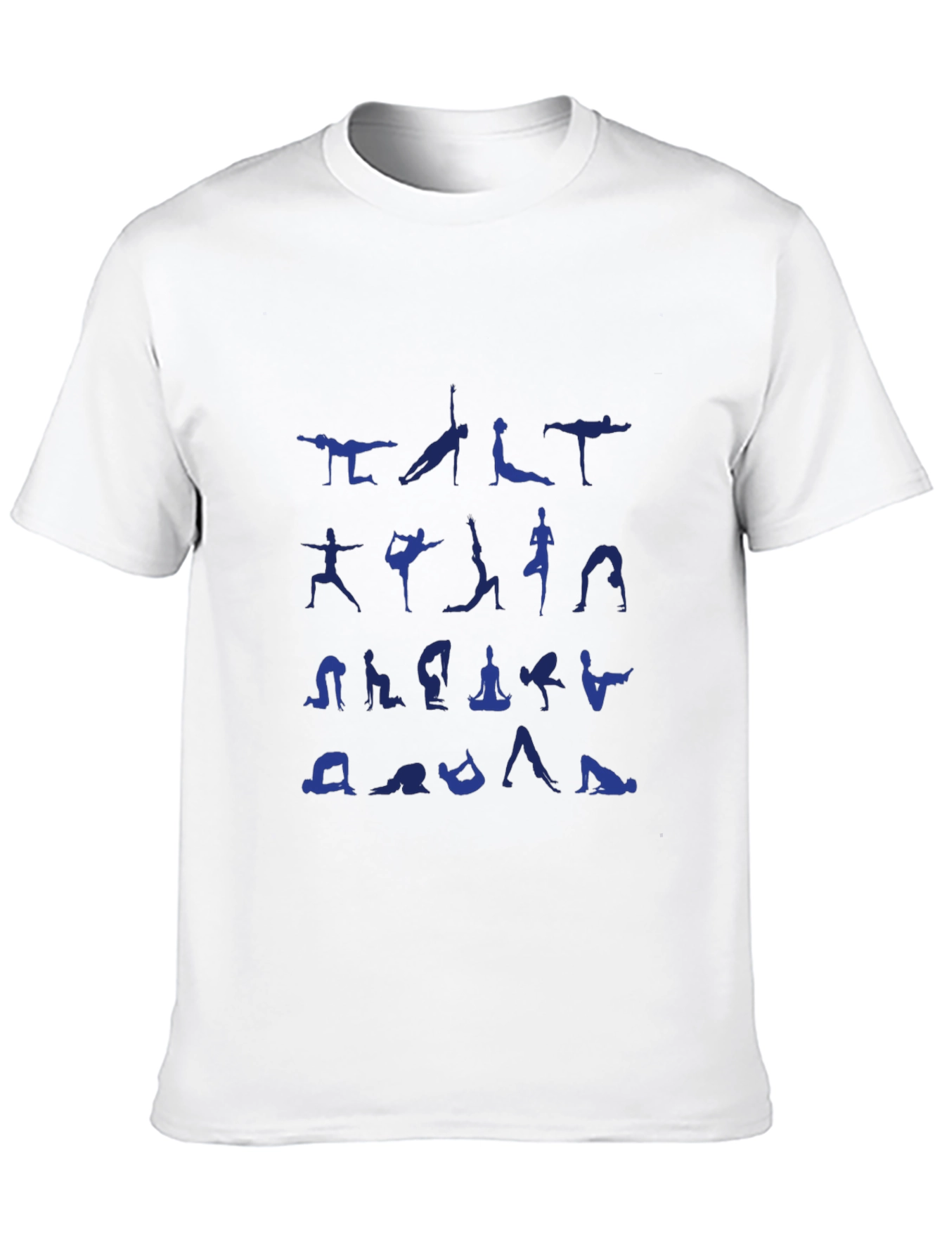 Yoga Pose Graphic Tee - Mens Black T-Shirt