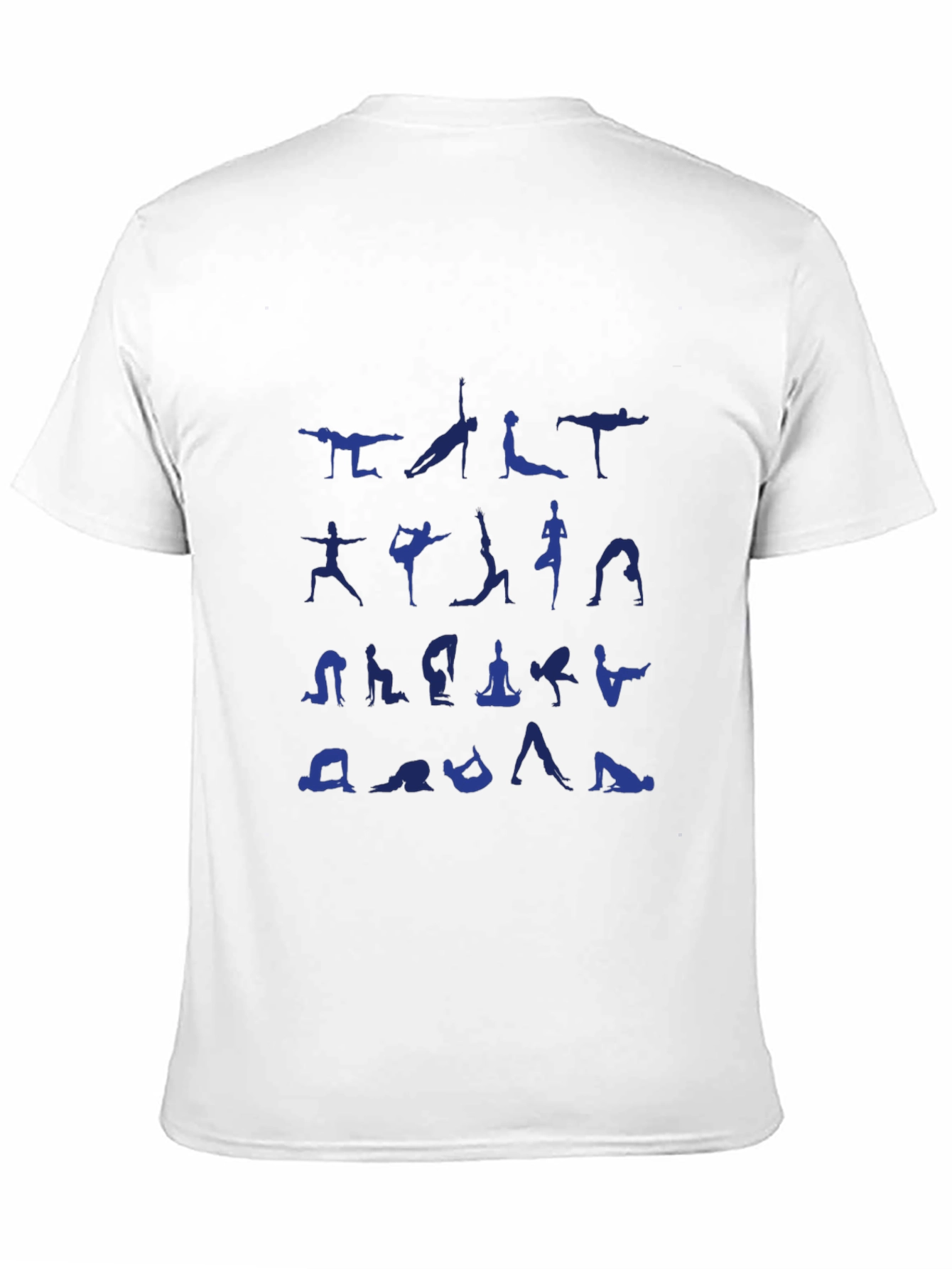 Yoga Pose Graphic Tee - Mens Black T-Shirt