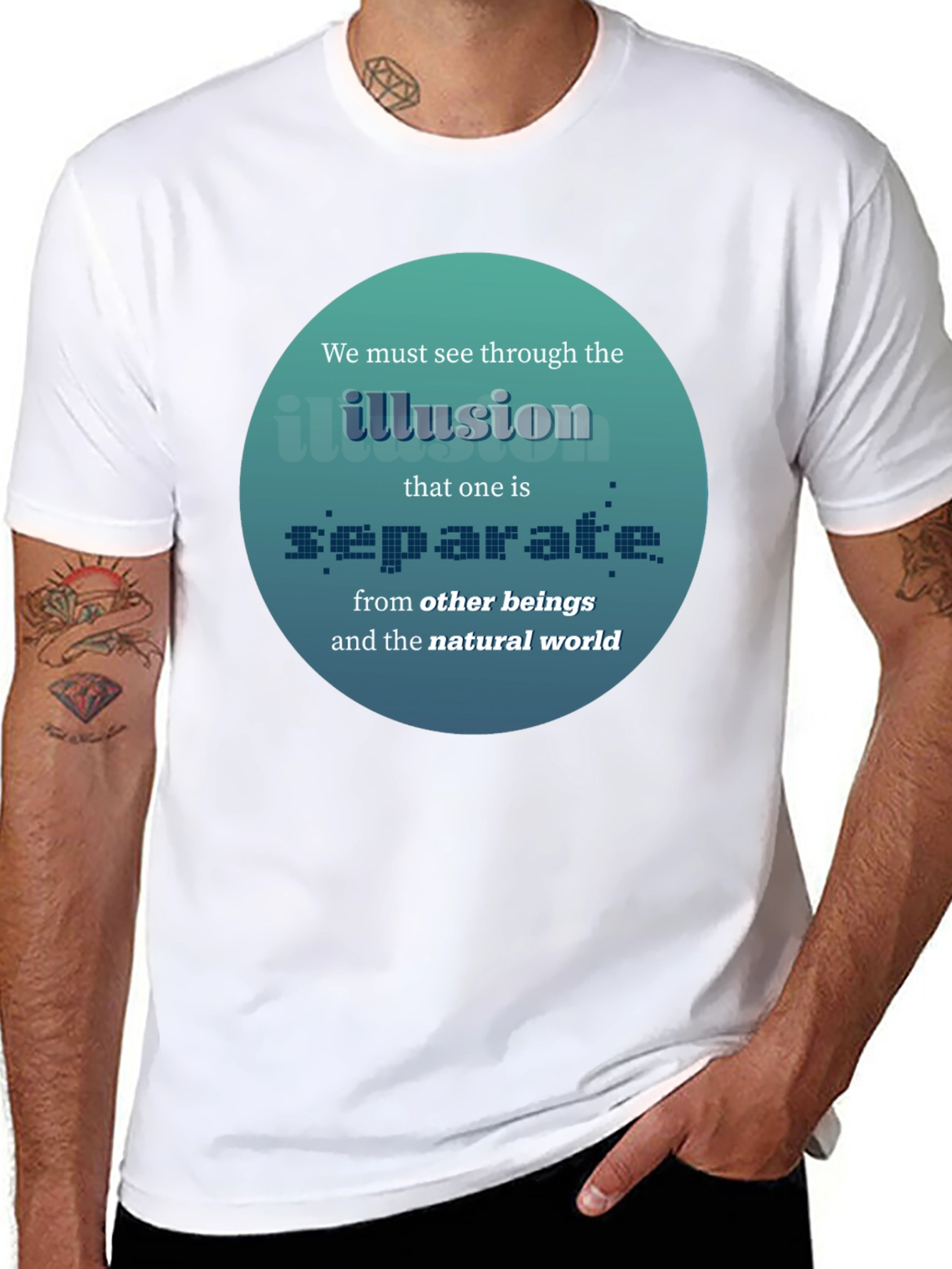 Illusion T-Shirt: See Through Separation