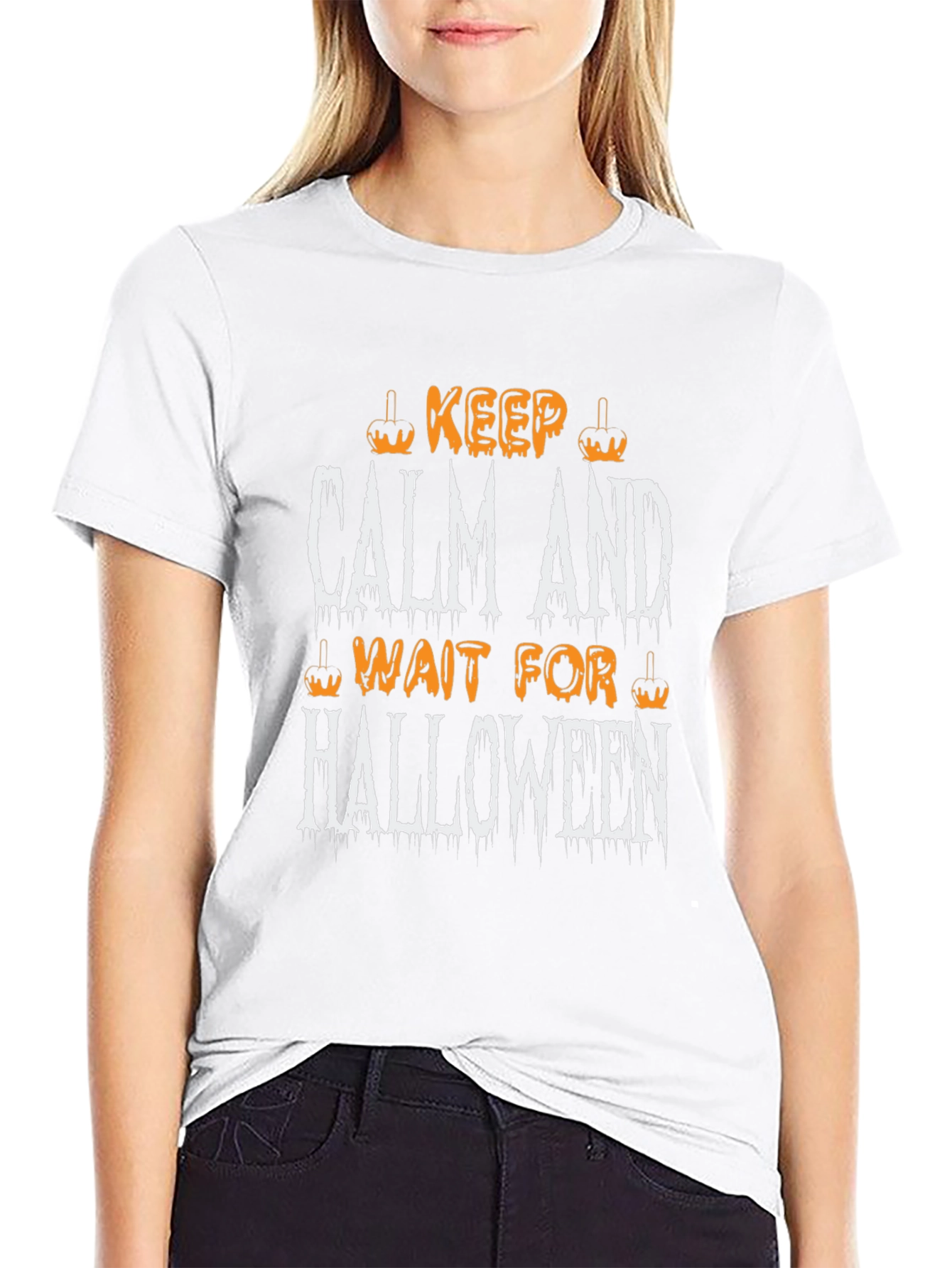 Keep Calm and Wait for Halloween Tee