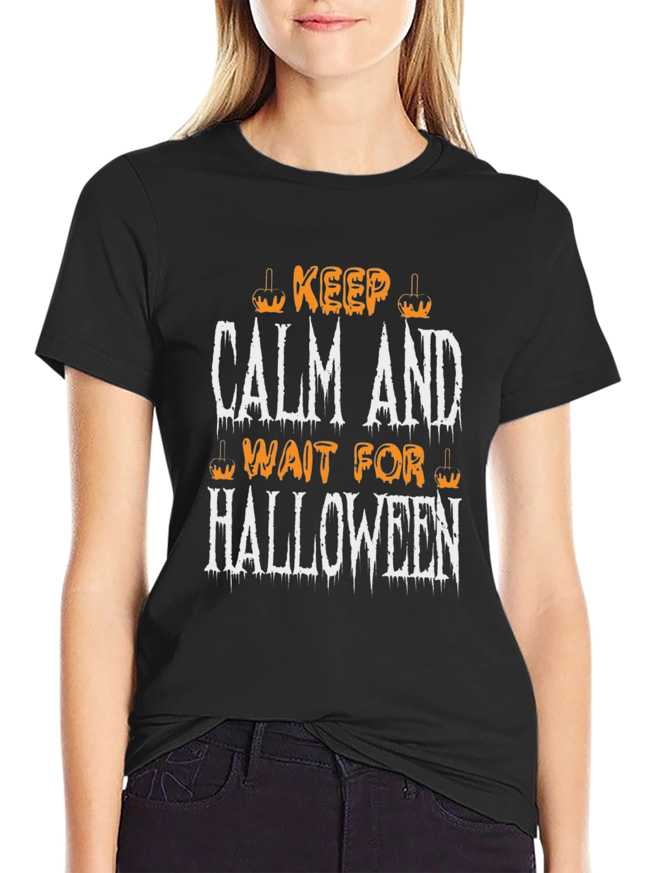 Keep Calm and Wait for Halloween Tee