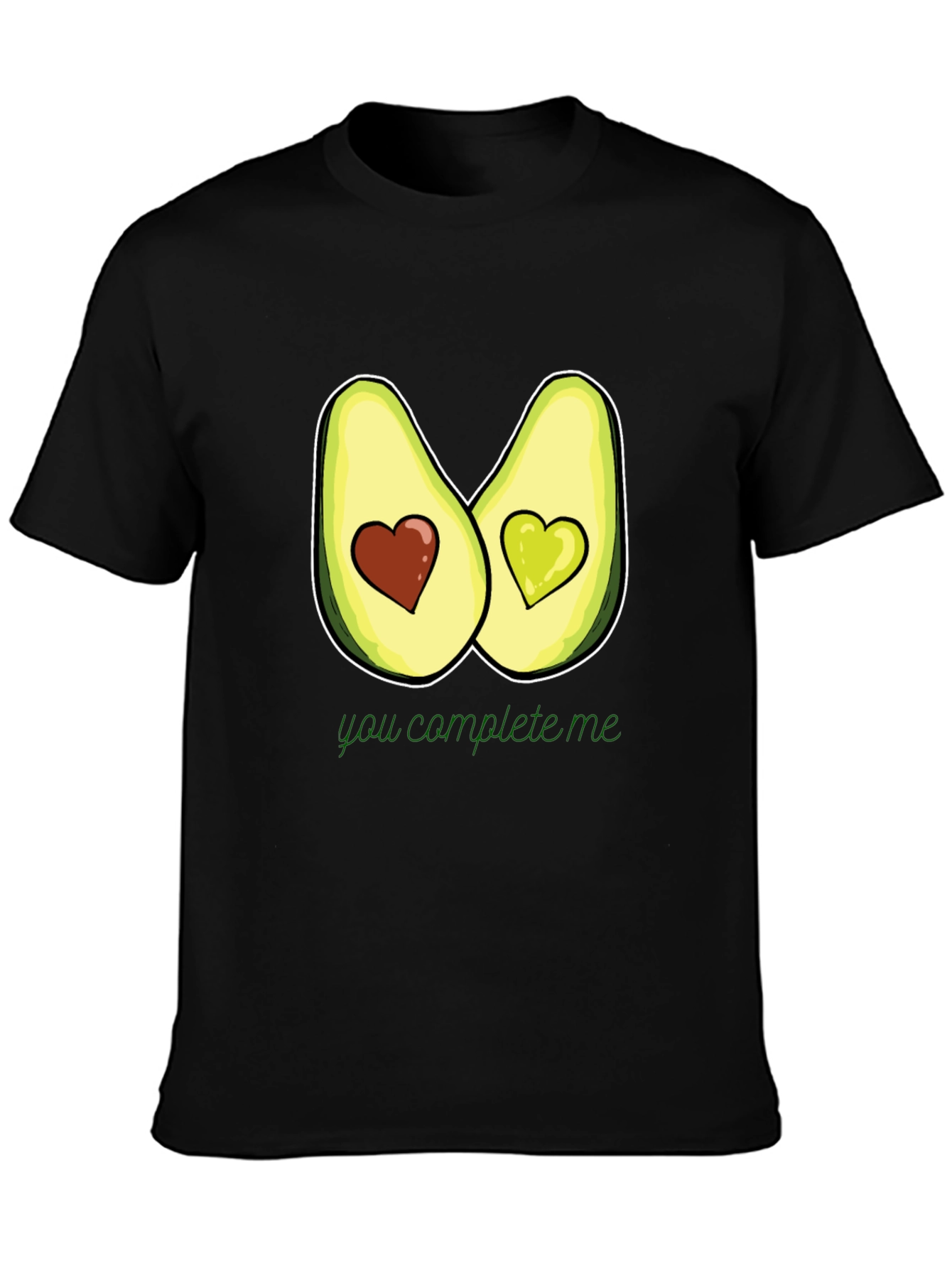 Avocado Heart T-Shirt - You Complete Me