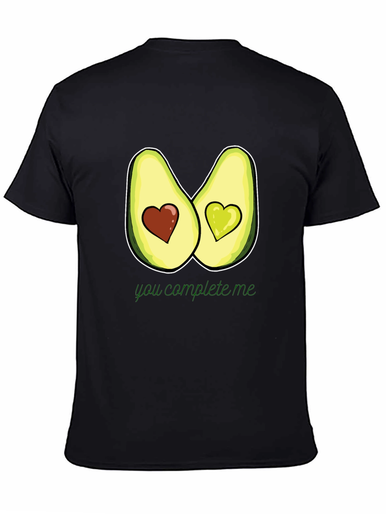 Avocado Heart T-Shirt - You Complete Me