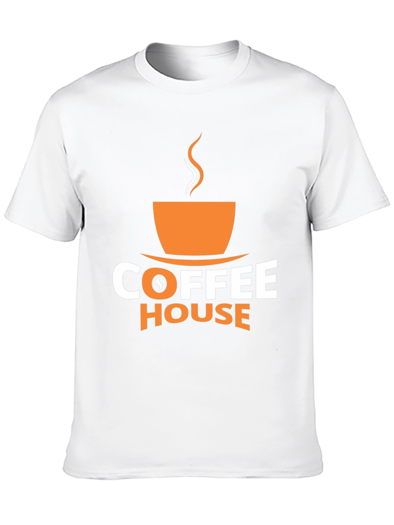 Coffee House Graphic Tee - Black Cotton Blend