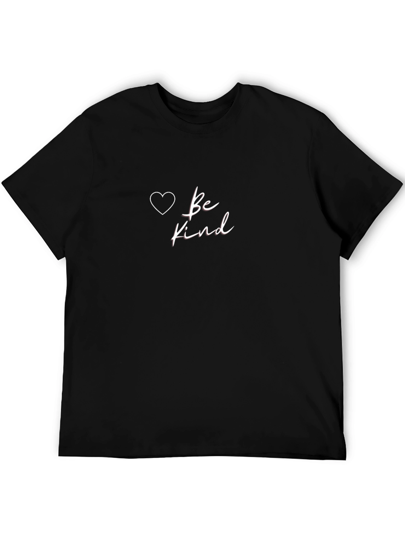 Be Kind Heart Graphic Tee - Classic Black T-Shirt