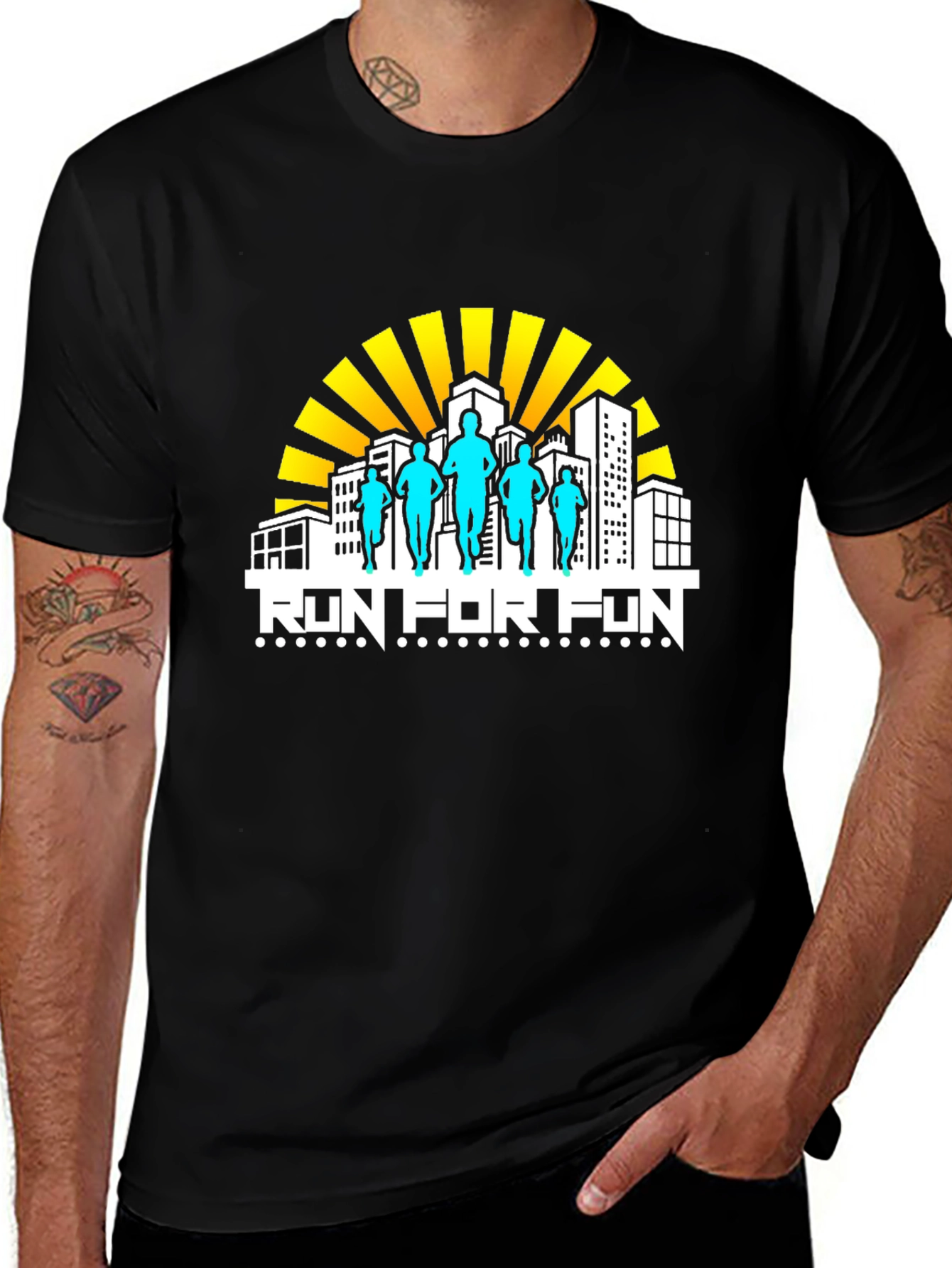 Run for Fun Graphic Tee