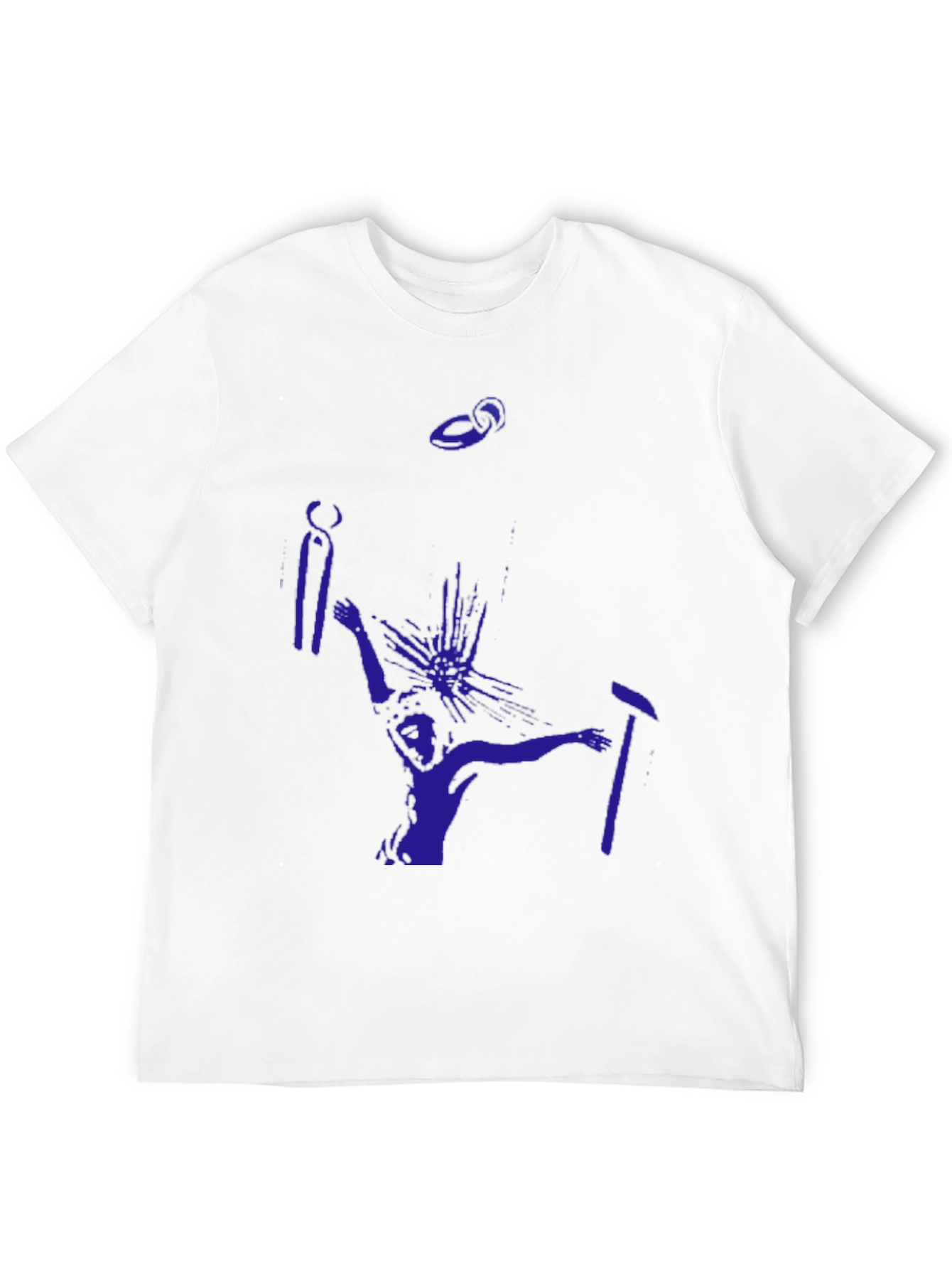 Black Graphic Tee - Artsy Minimalist Design