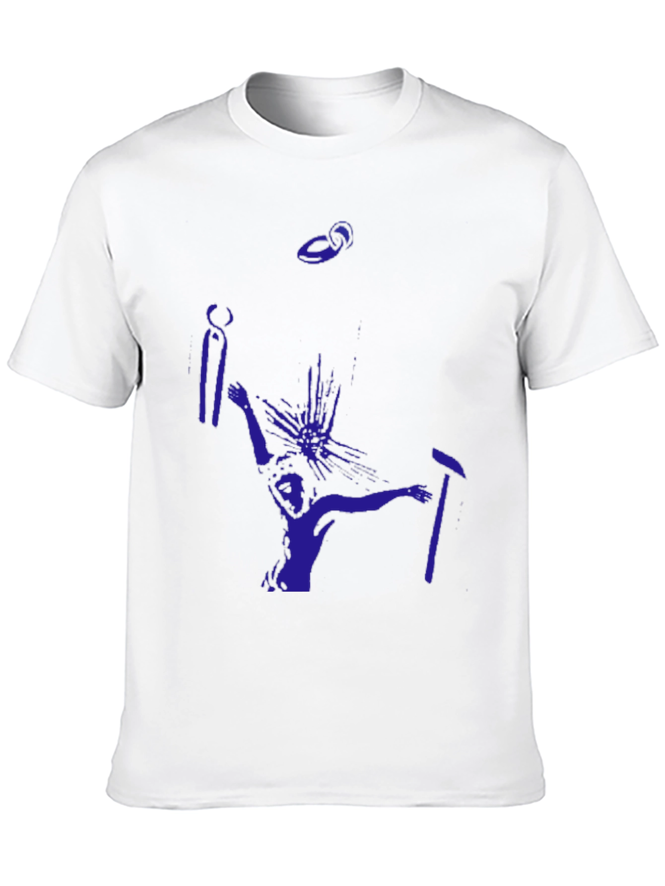 Black Graphic Tee - Artsy Minimalist Design
