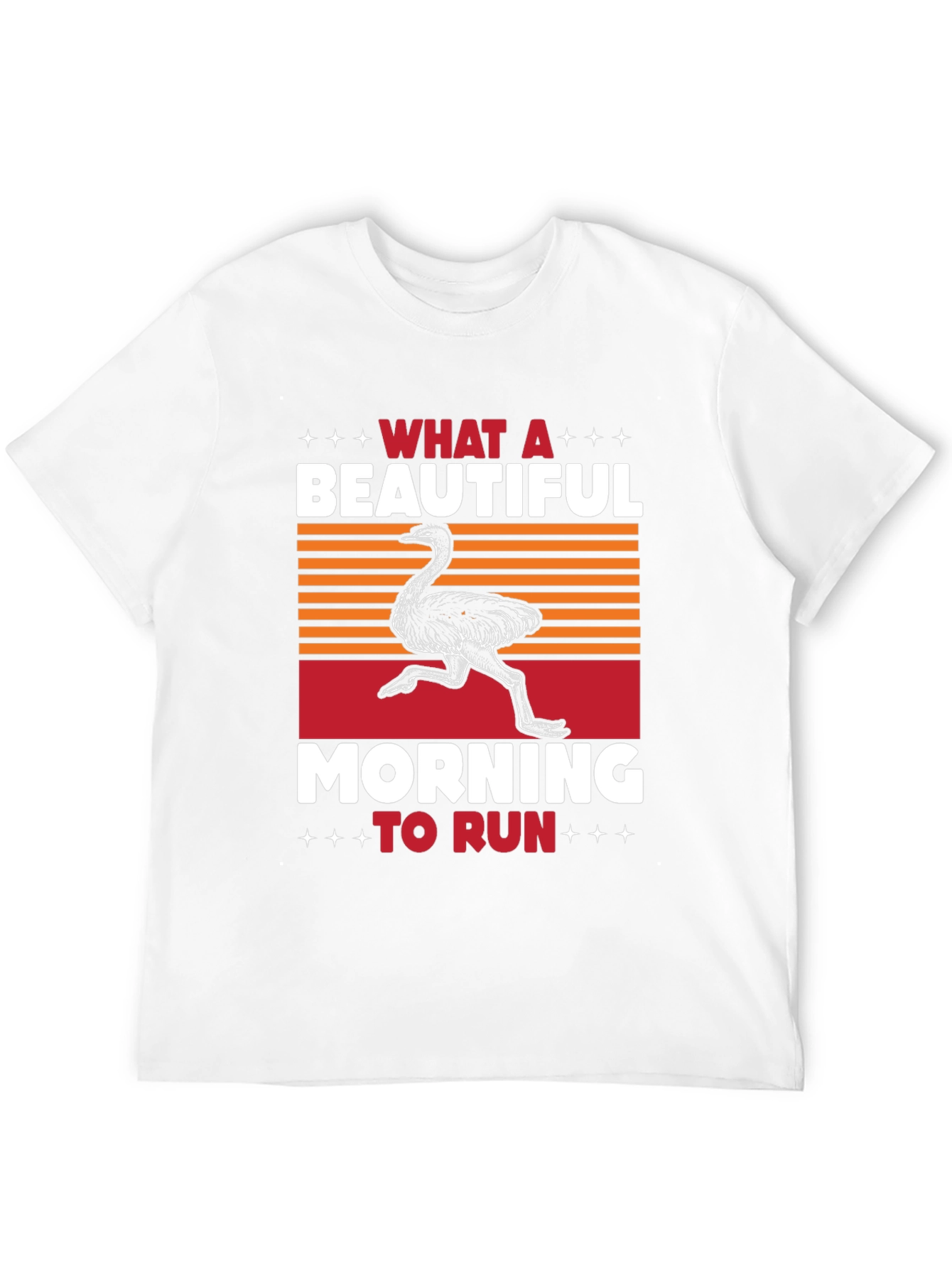 Ostrich Run T-Shirt - Beautiful Morning Tee