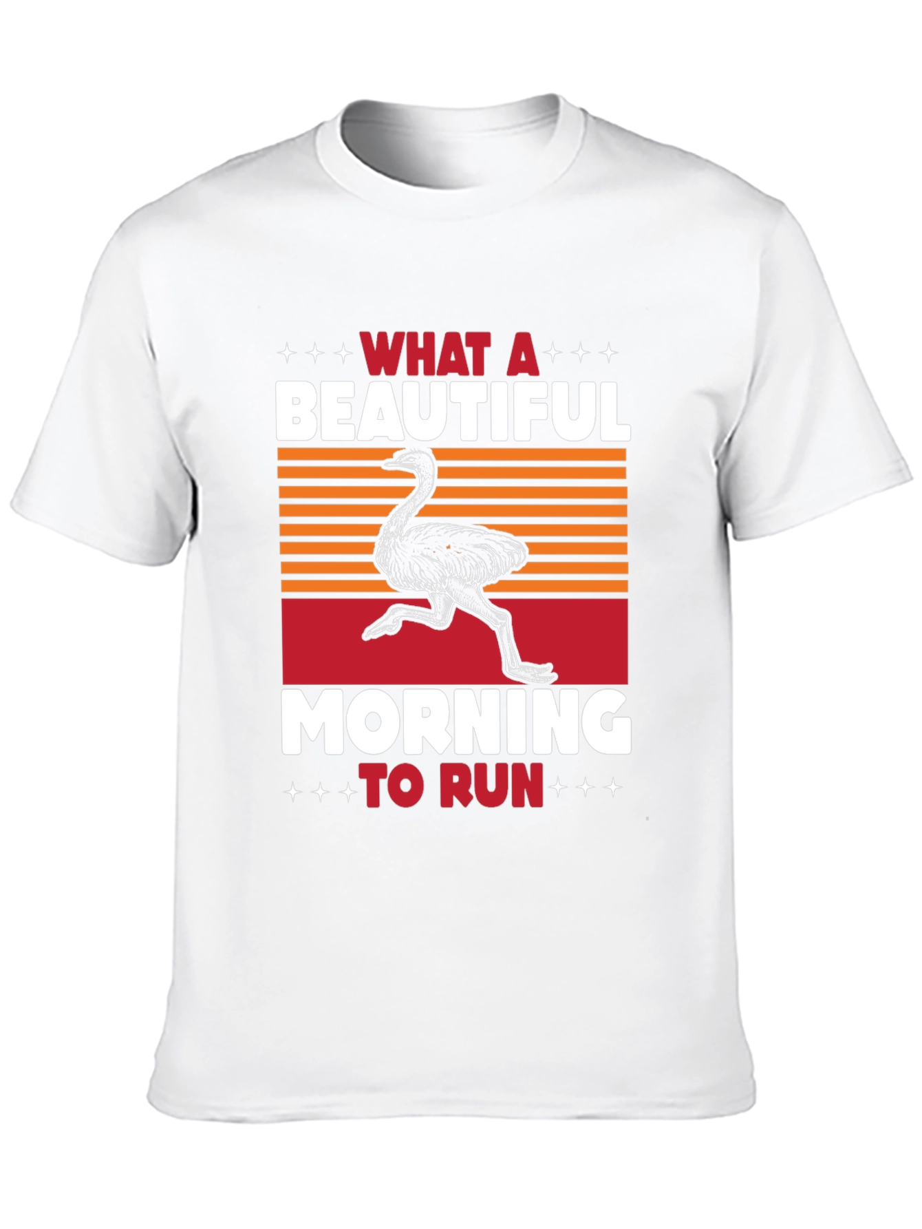 Ostrich Run T-Shirt - Beautiful Morning Tee