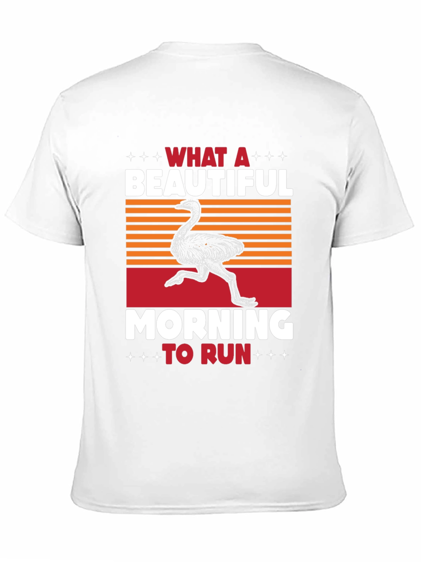 Ostrich Run T-Shirt - Beautiful Morning Tee
