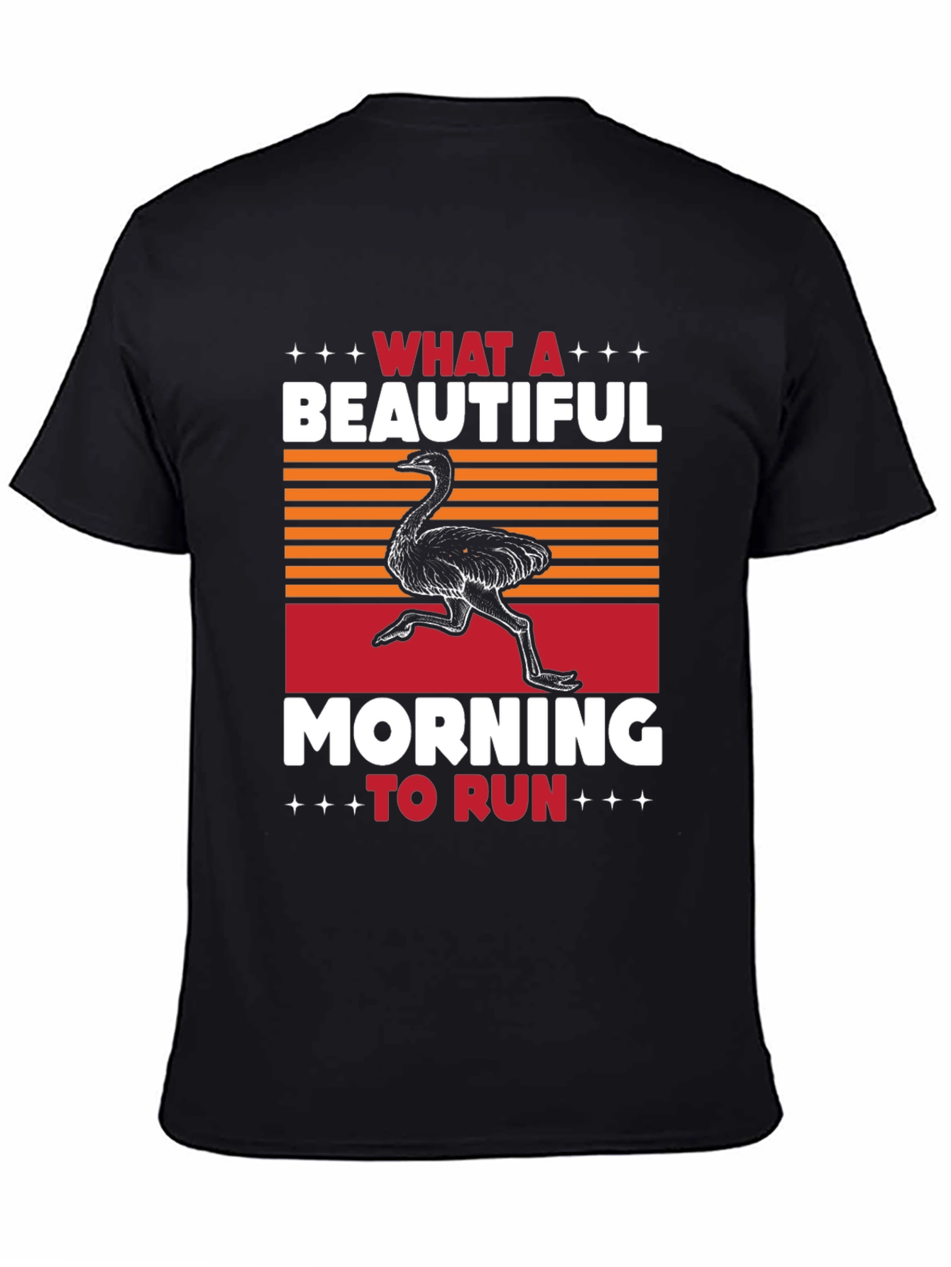 Ostrich Run T-Shirt - Beautiful Morning Tee
