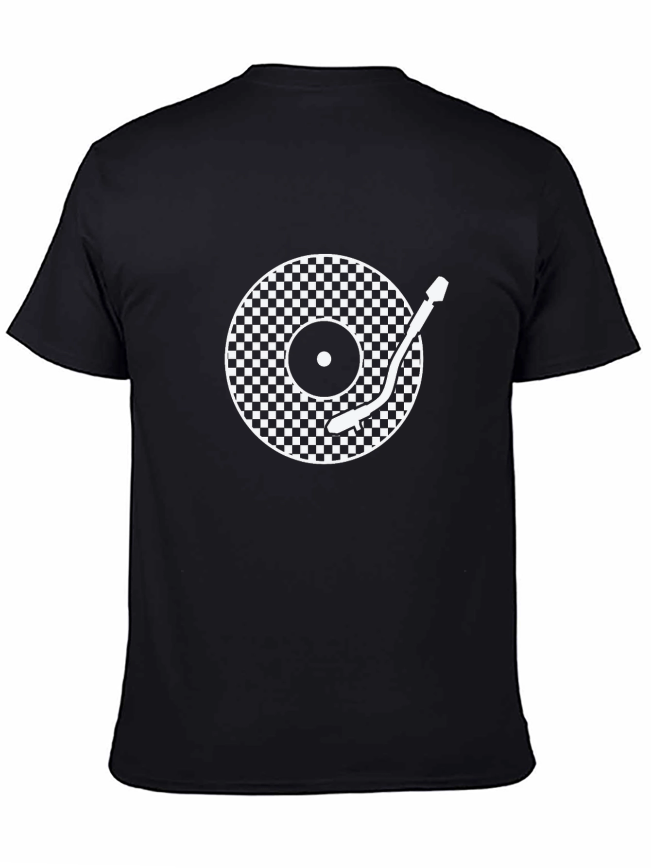 Retro Turntable Graphic Tee - Cool DJ Style