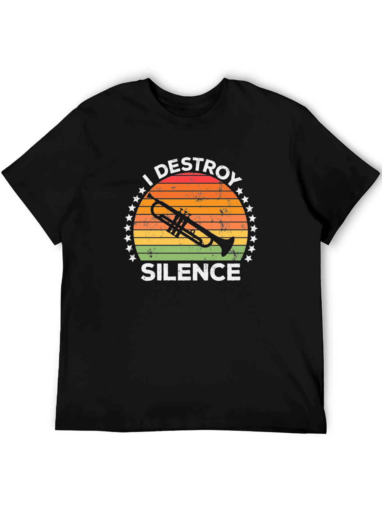 I Destroy Silence Trumpet T-Shirt