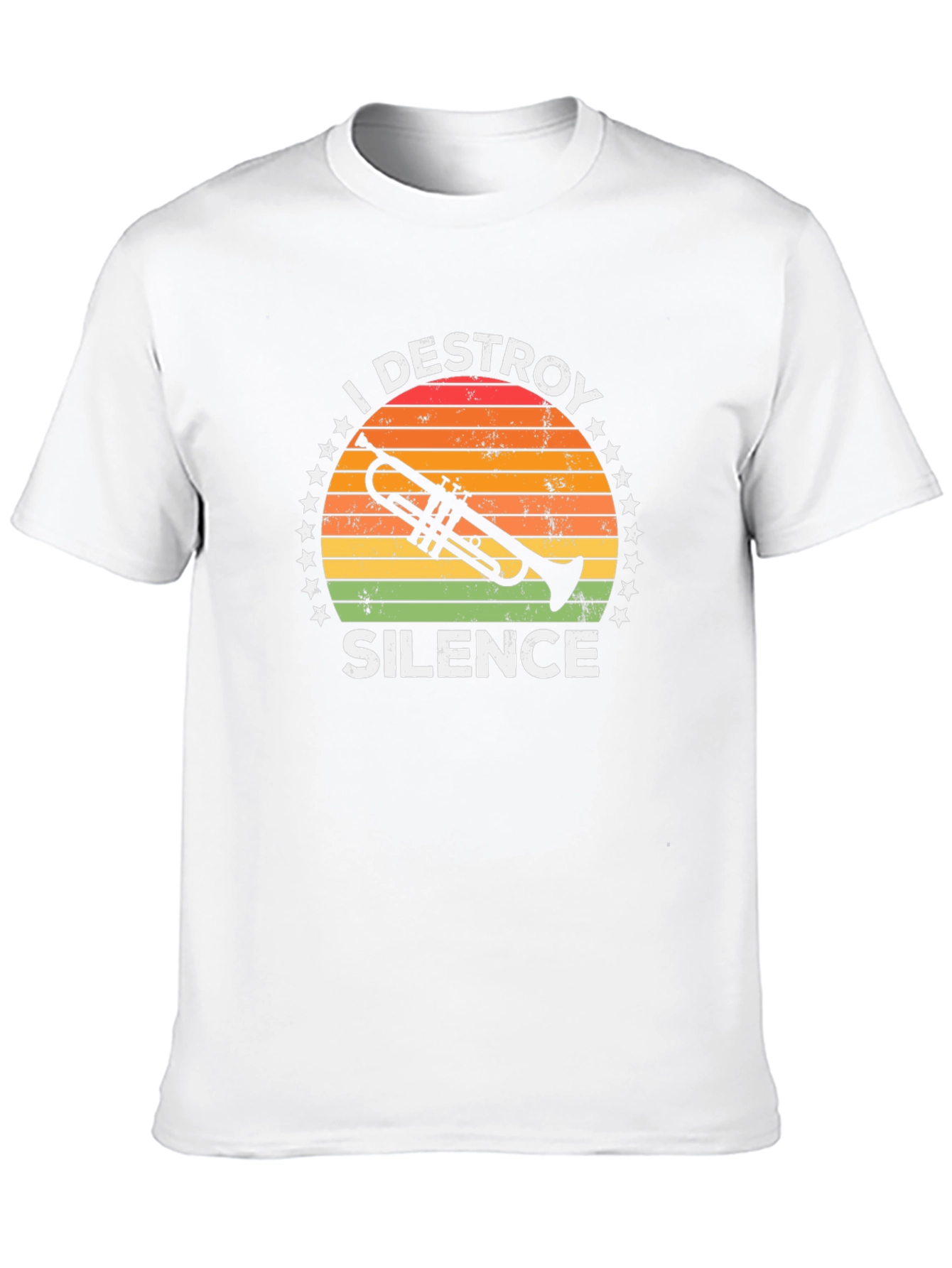 I Destroy Silence Trumpet T-Shirt