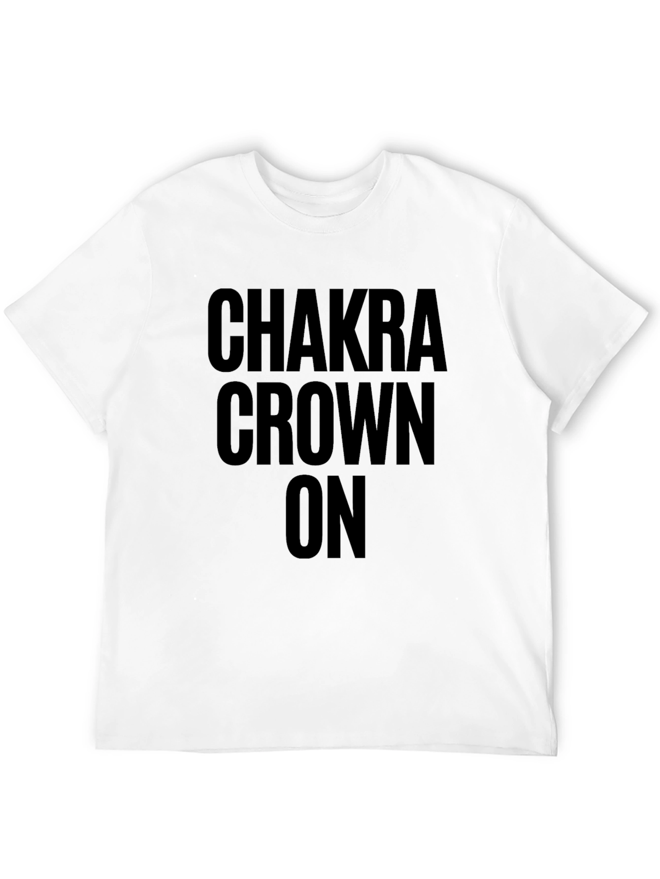 Chakra Crown On Black Graphic T-Shirt