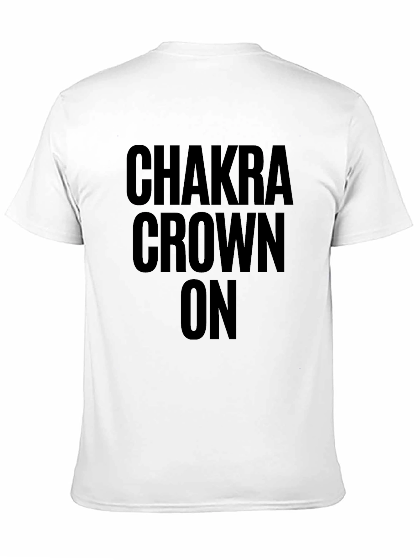 Chakra Crown On Black Graphic T-Shirt