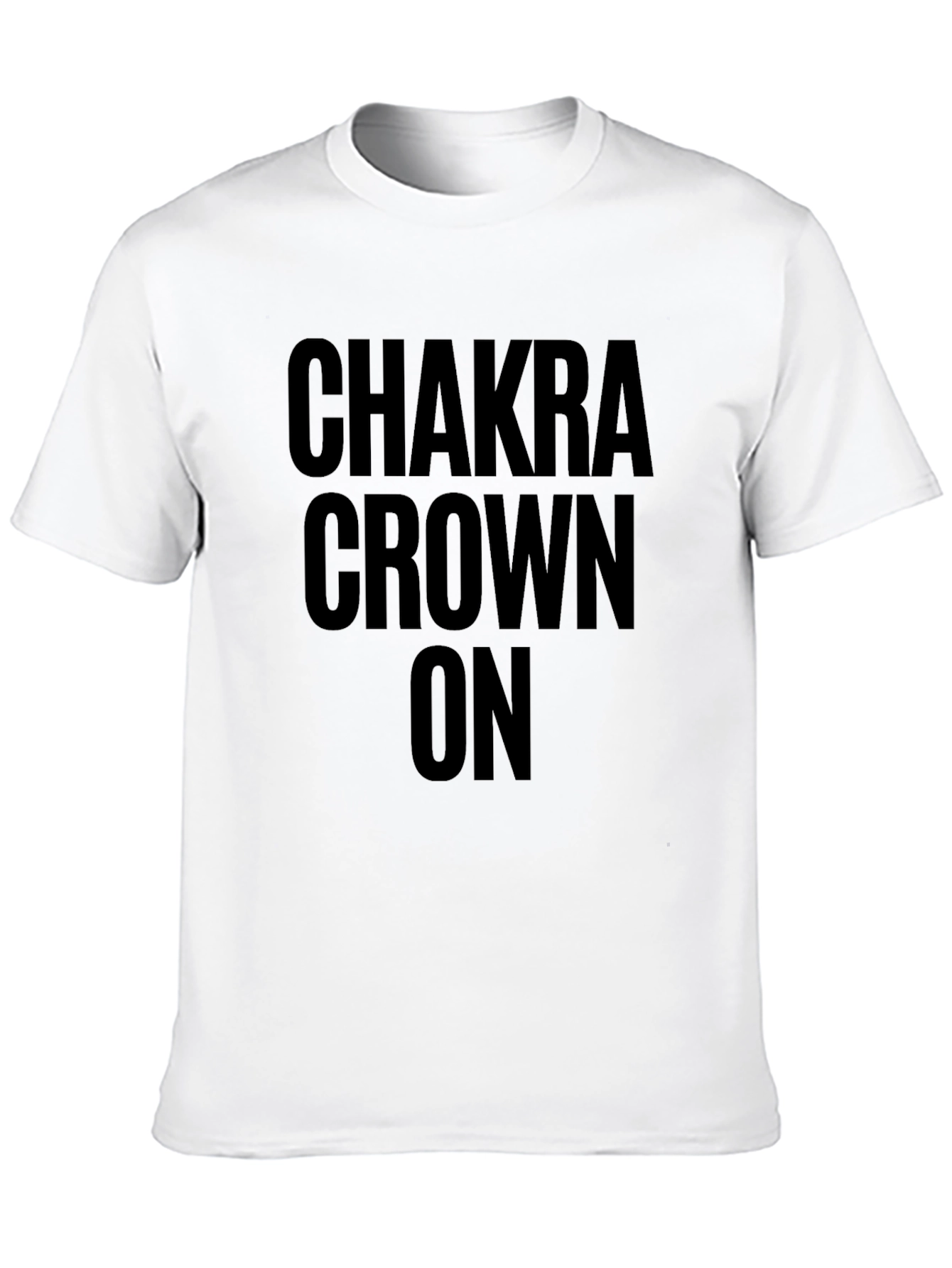 Chakra Crown On Black Graphic T-Shirt