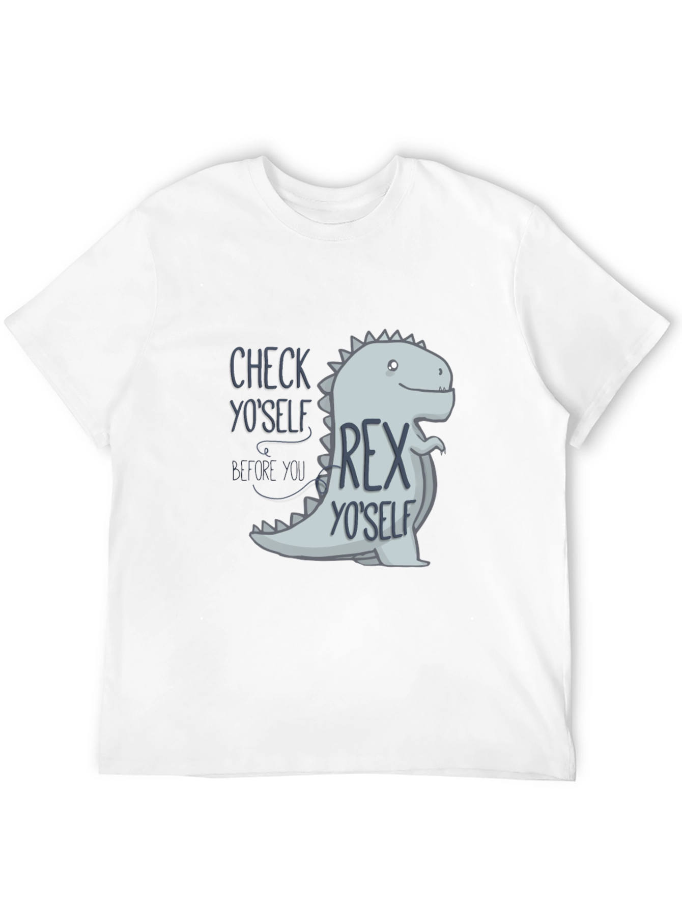 Check YoSelf Rex YoSelf Black T-Shirt