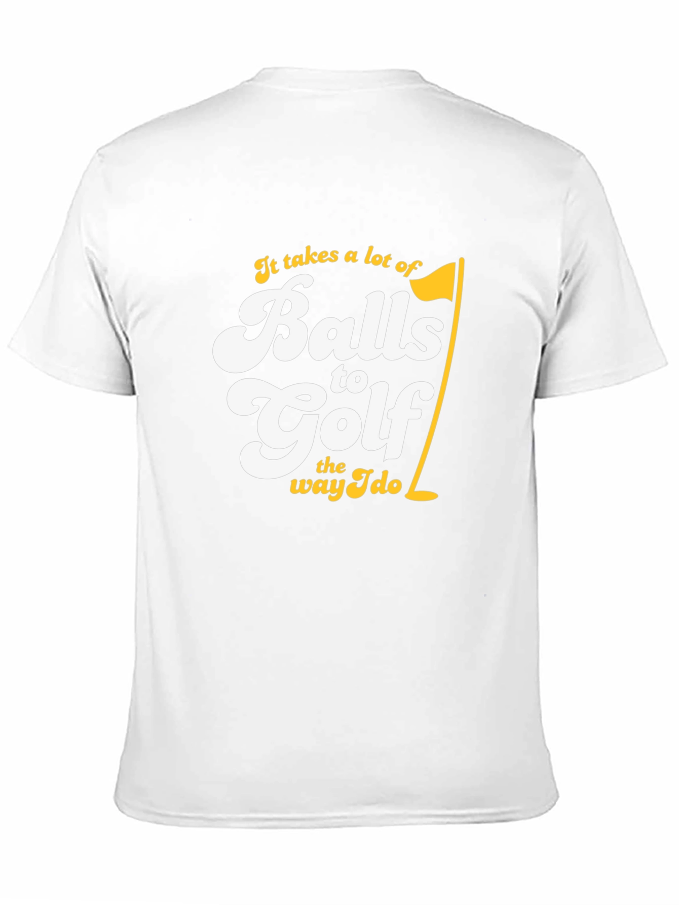 Balls to Golf T-Shirt Funny Golfing Tee