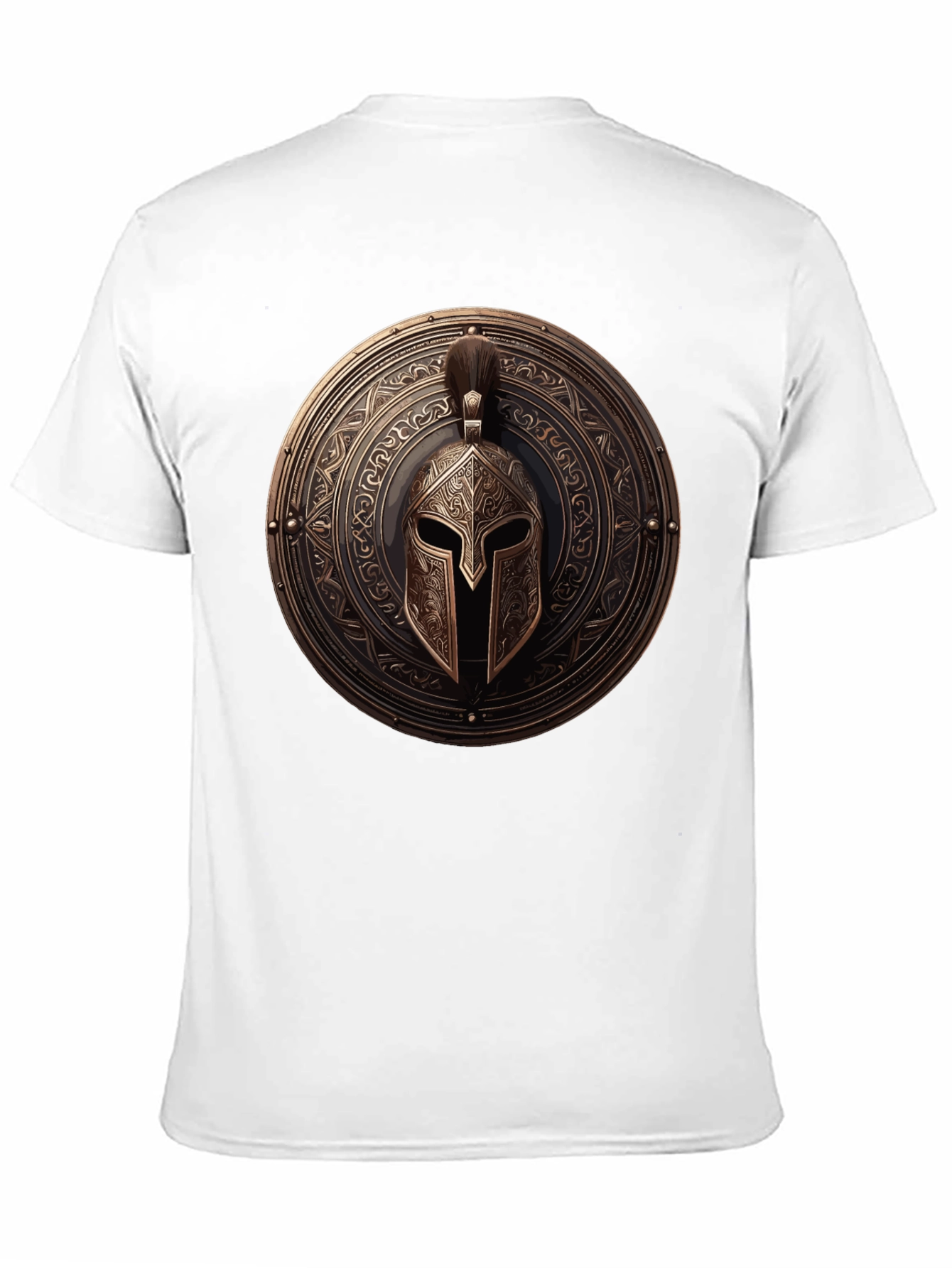 Spartan Shield Graphic Tee - Warrior Style
