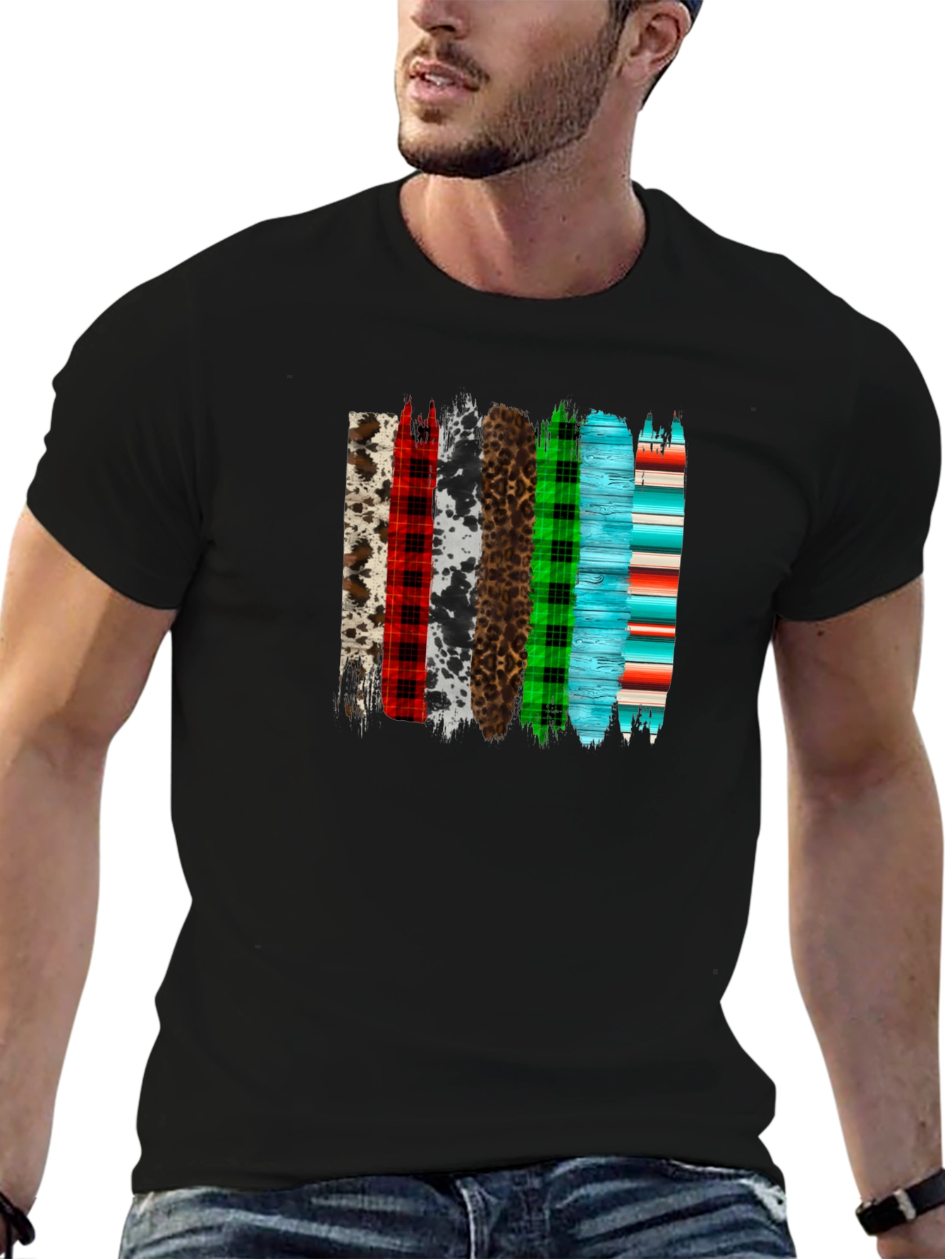 Rustic Brushstroke Graphic Tee