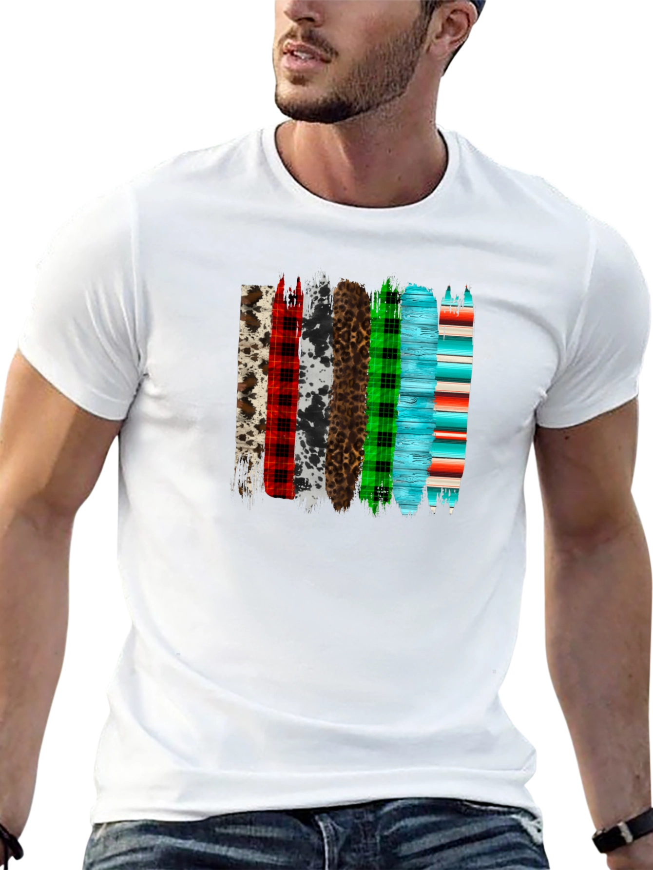 Rustic Brushstroke Graphic Tee