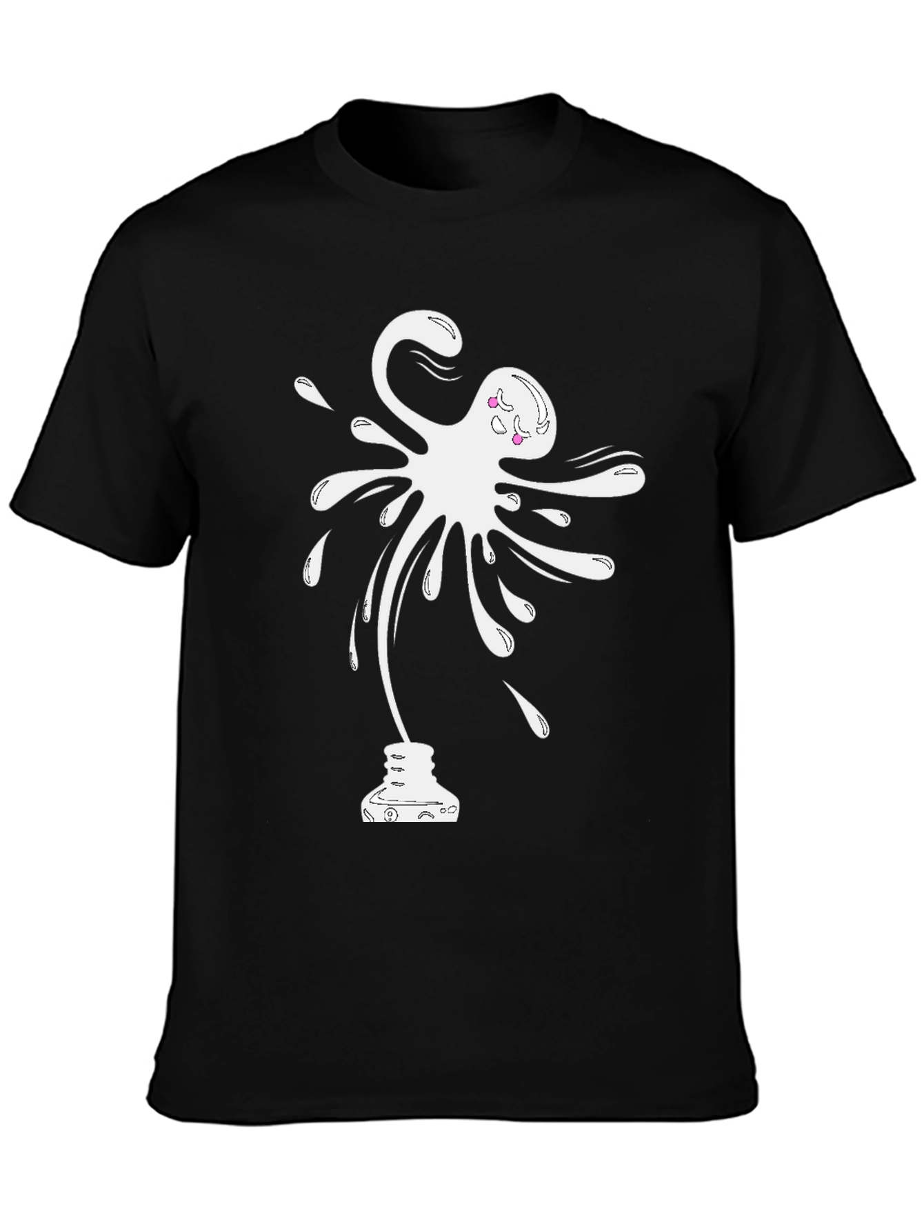 Ink Splatter Ghost Graphic Tee