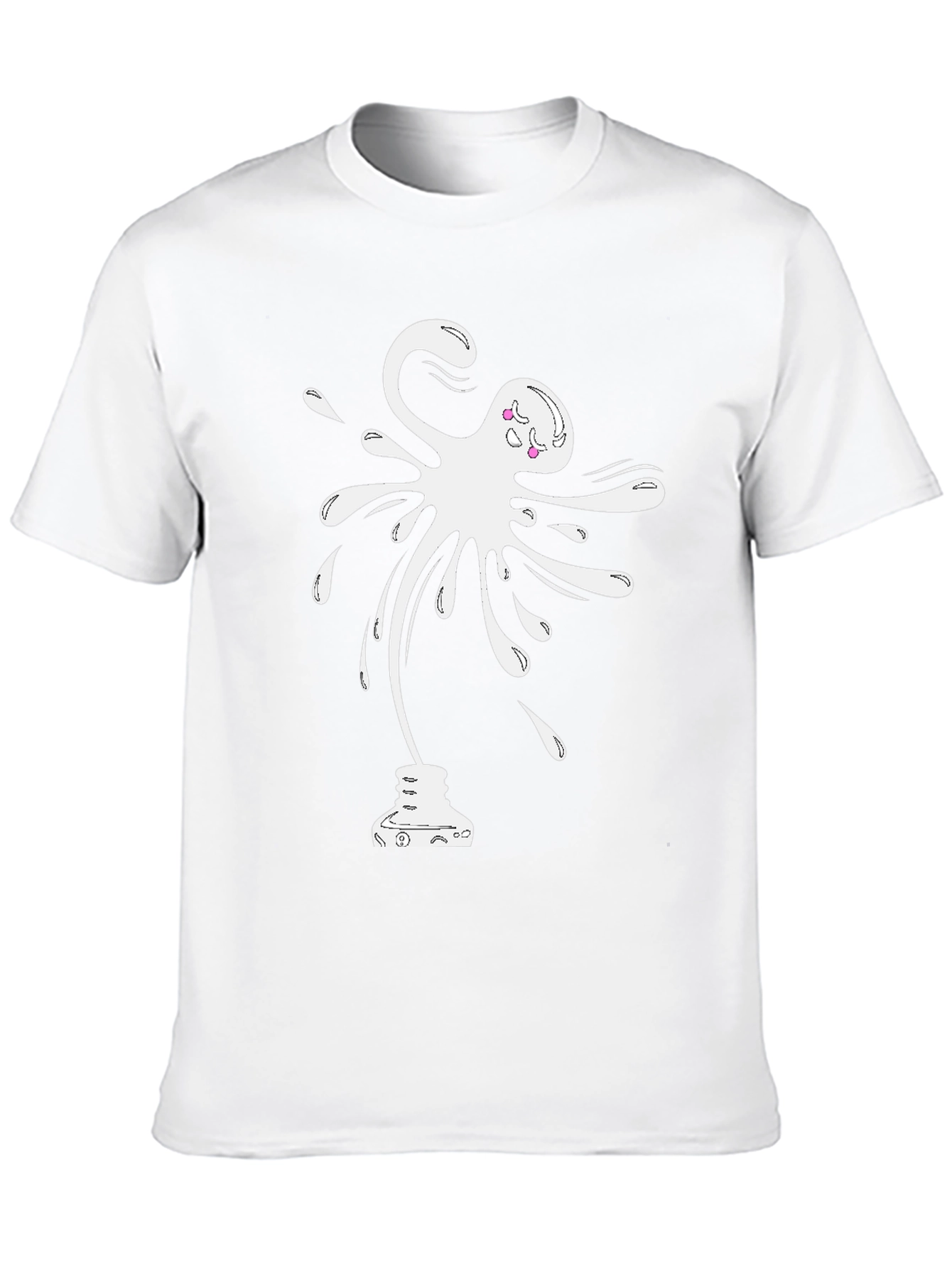 Ink Splatter Ghost Graphic Tee