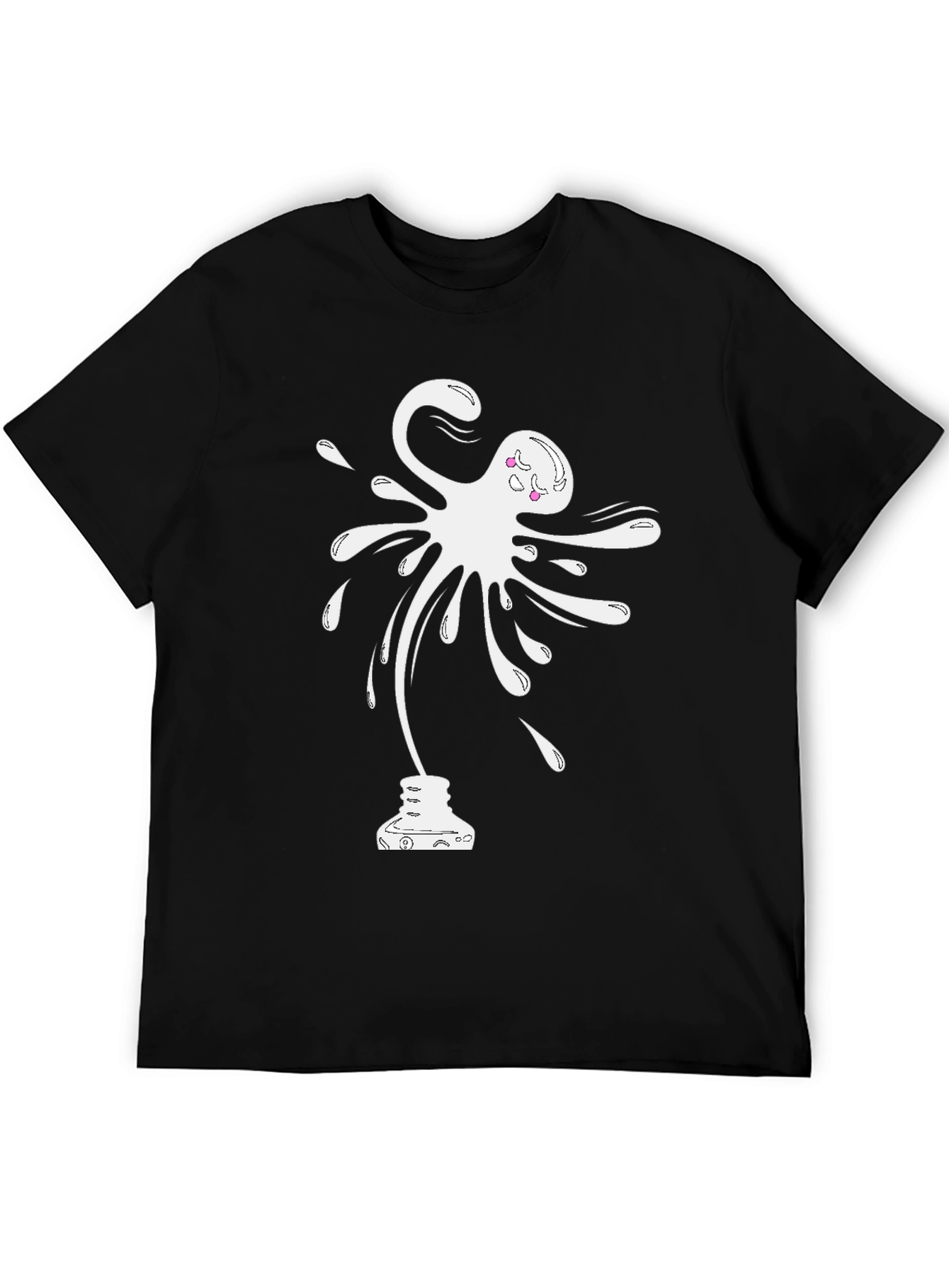 Ink Splatter Ghost Graphic Tee
