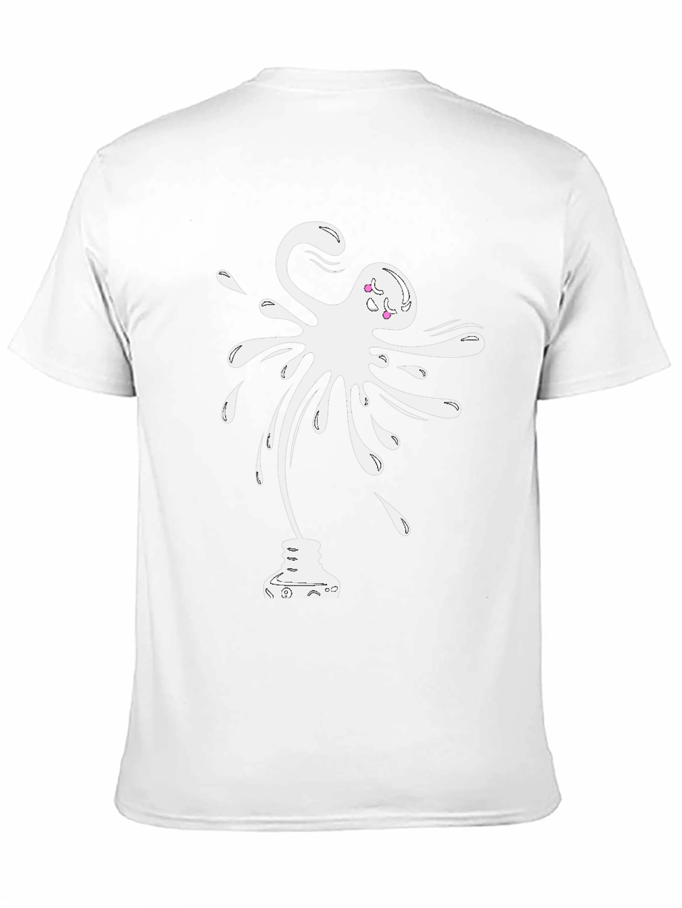Ink Splatter Ghost Graphic Tee