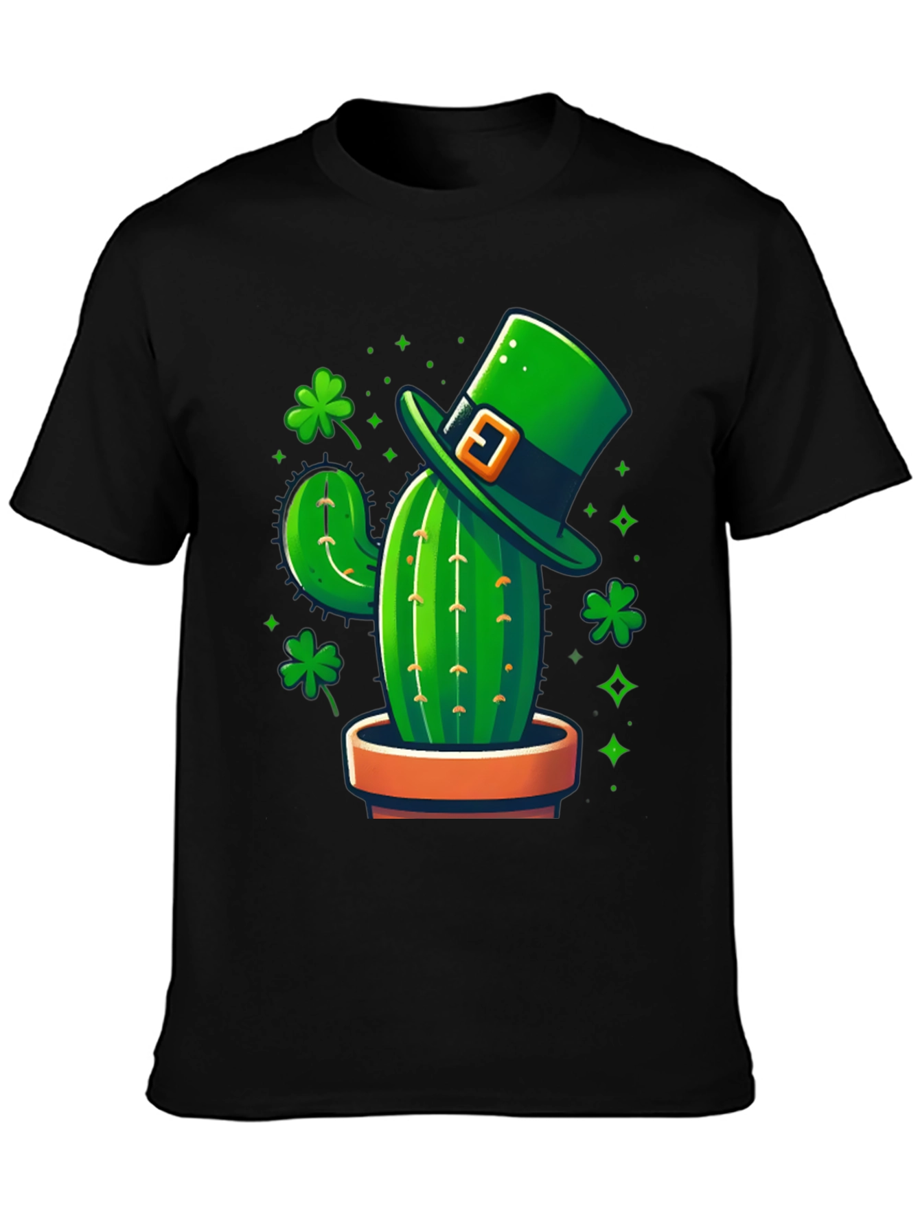 Lucky Cactus Graphic Tee - St. Patricks Day Shirt