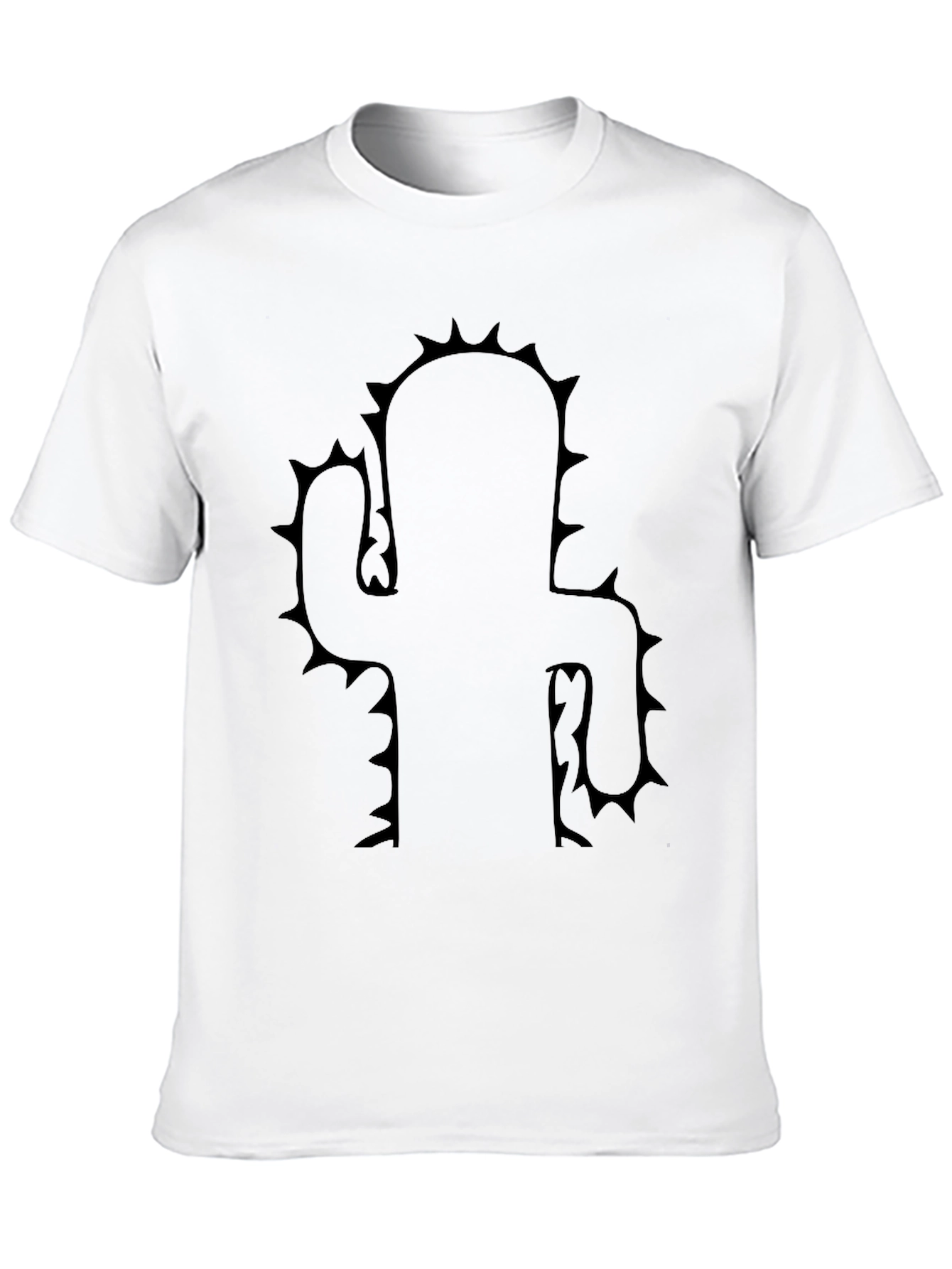 Cactus Silhouette T-Shirt - Mens Casual Tee