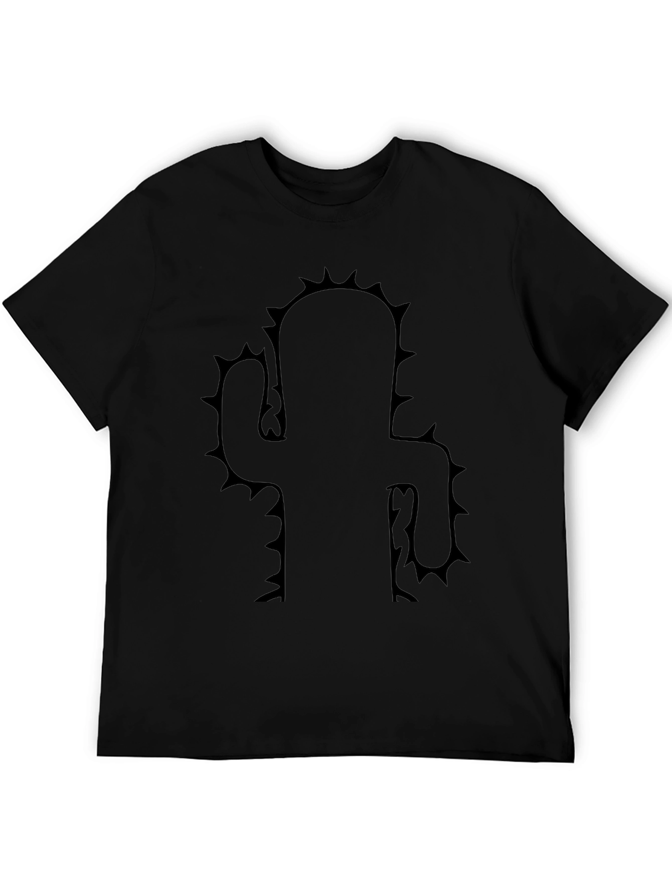 Cactus Silhouette T-Shirt - Mens Casual Tee