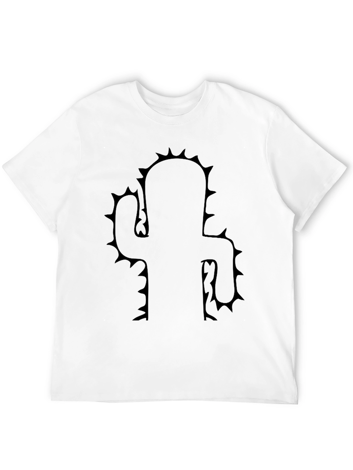Cactus Silhouette T-Shirt - Mens Casual Tee