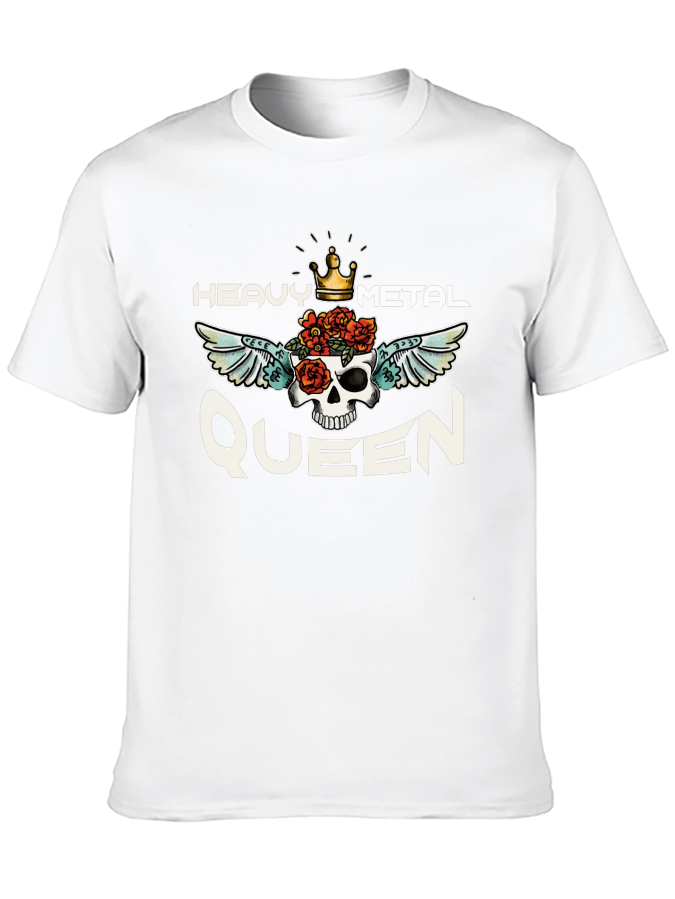Heavy Metal Queen Graphic Tee - Black Unisex T-Shirt
