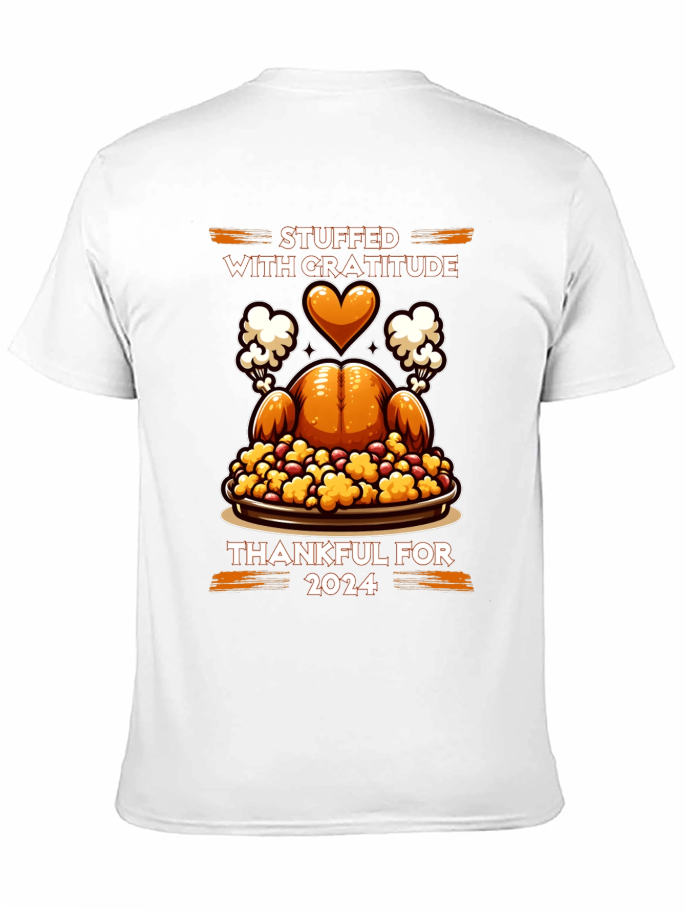 Stuffed with Gratitude Thanksgiving 2024 T-Shirt