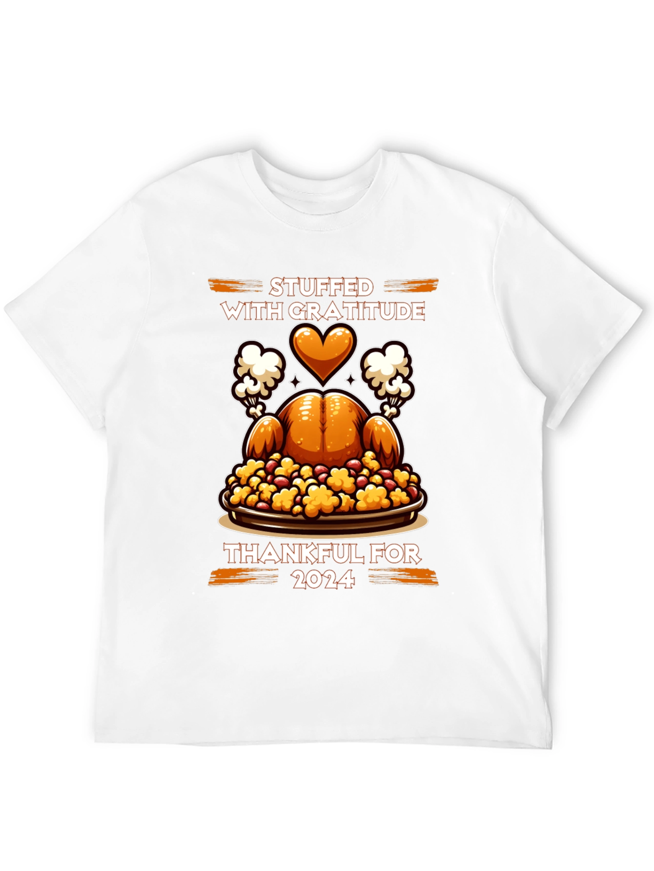 Stuffed with Gratitude Thanksgiving 2024 T-Shirt