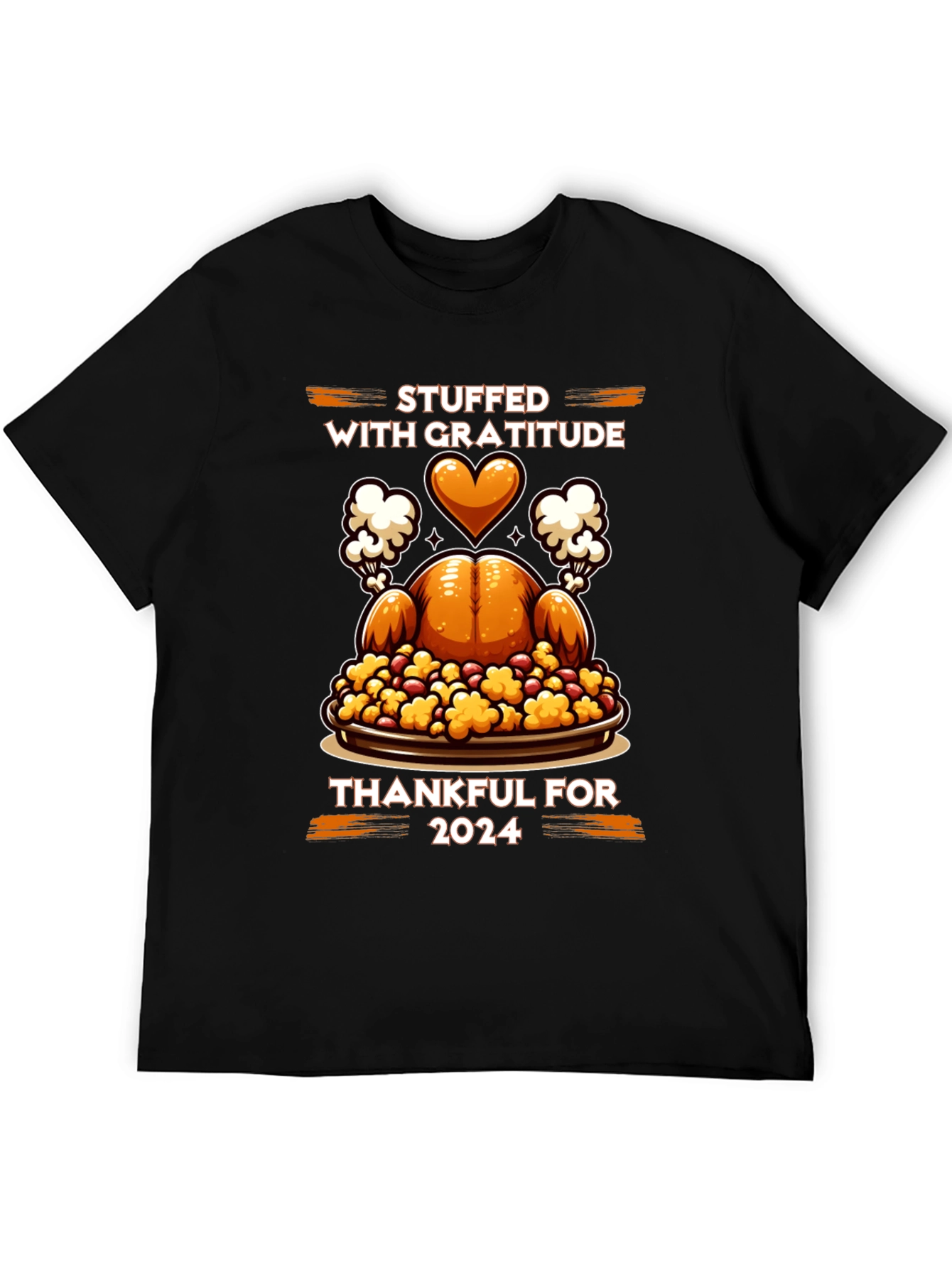 Stuffed with Gratitude Thanksgiving 2024 T-Shirt