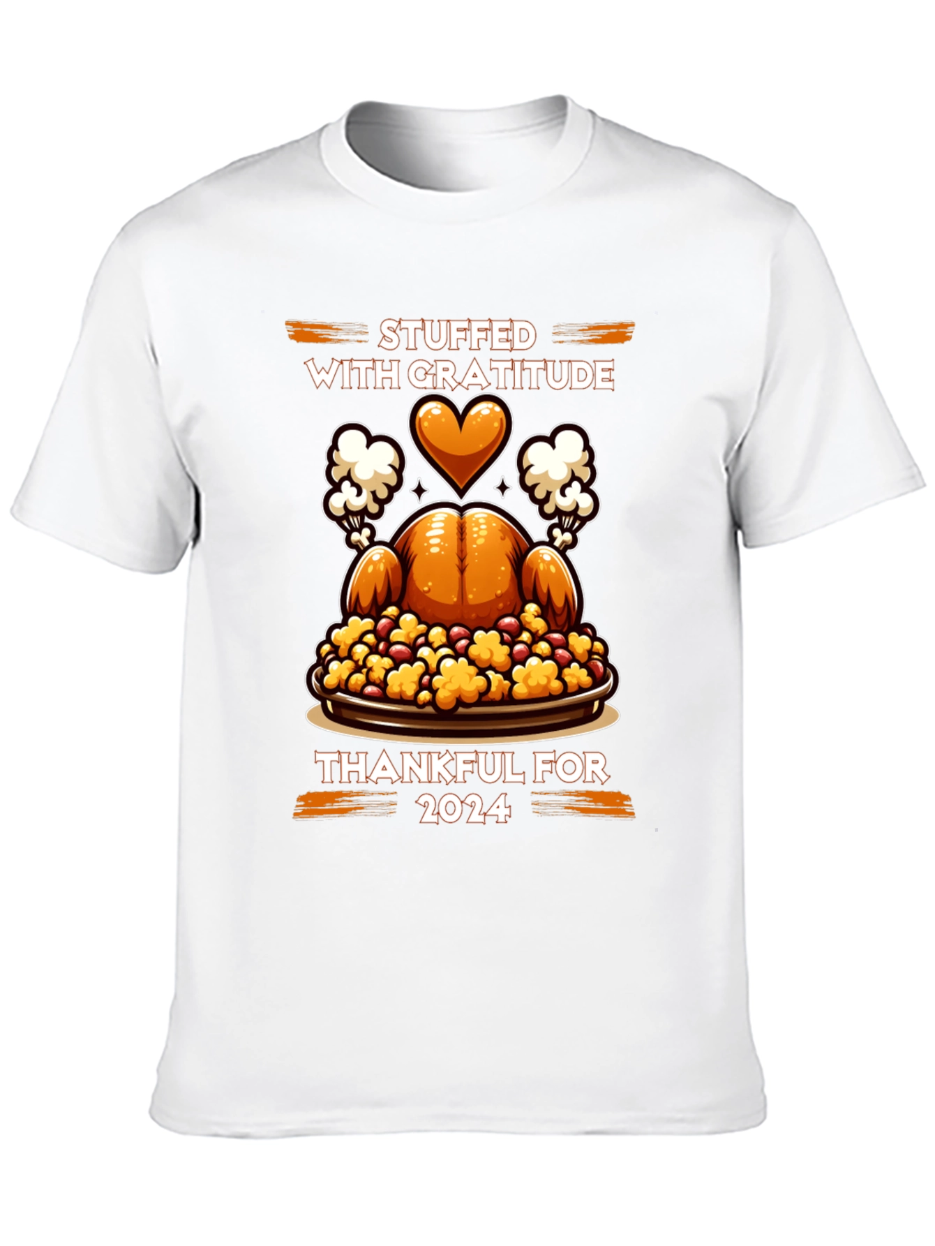 Stuffed with Gratitude Thanksgiving 2024 T-Shirt