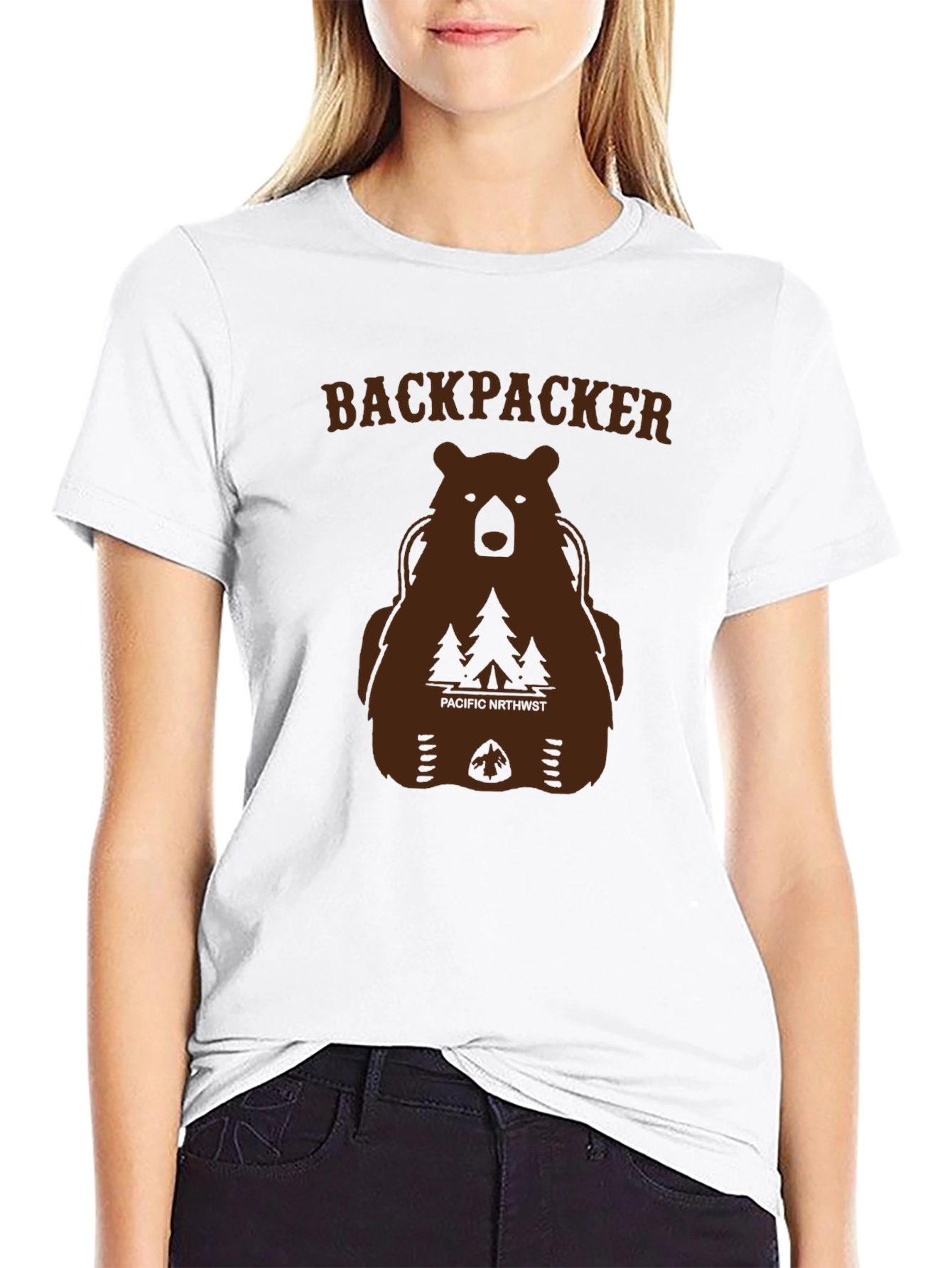 Backpacker Bear Graphic T-Shirt - Pacific Northwest Tee