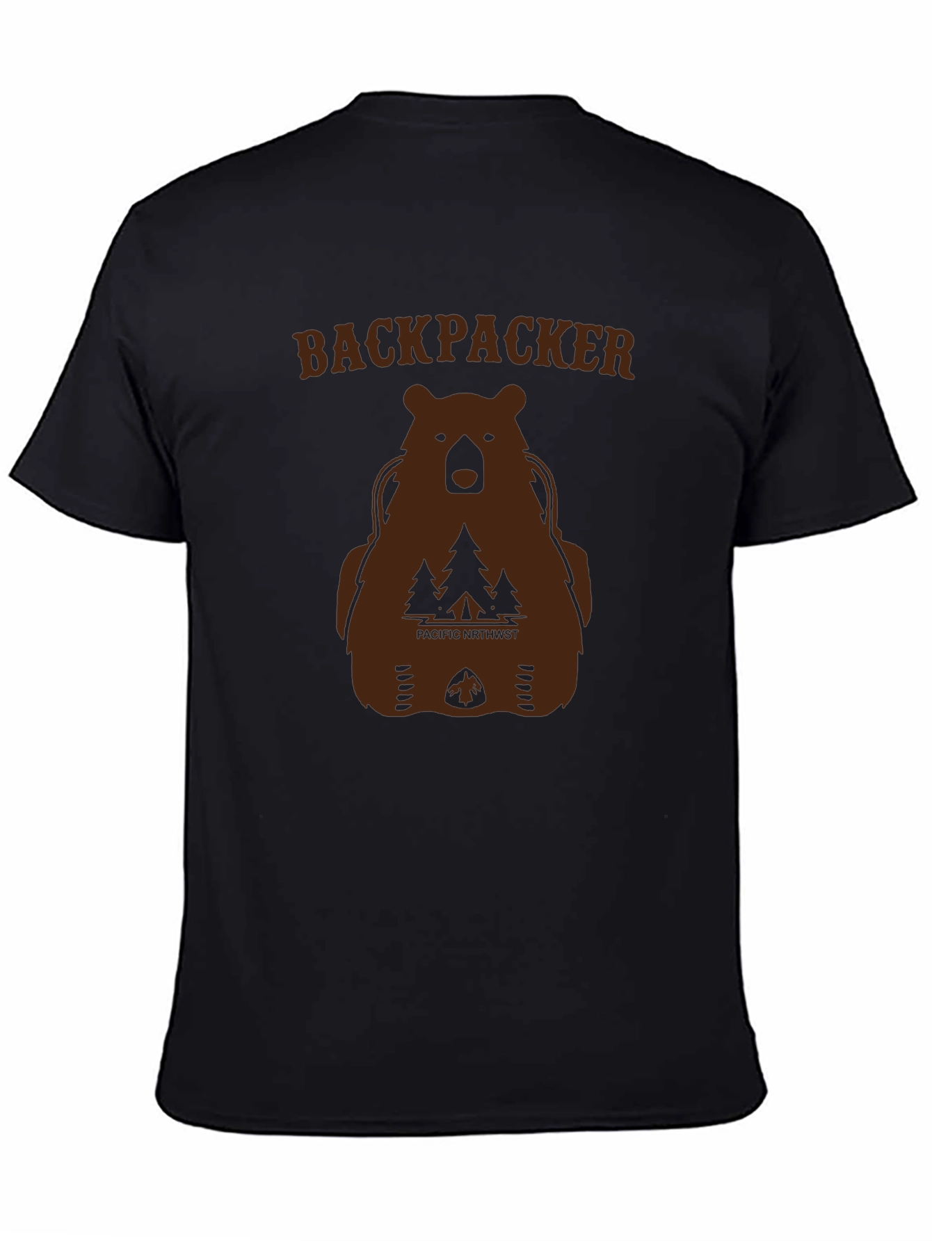 Backpacker Bear Graphic T-Shirt - Pacific Northwest Tee