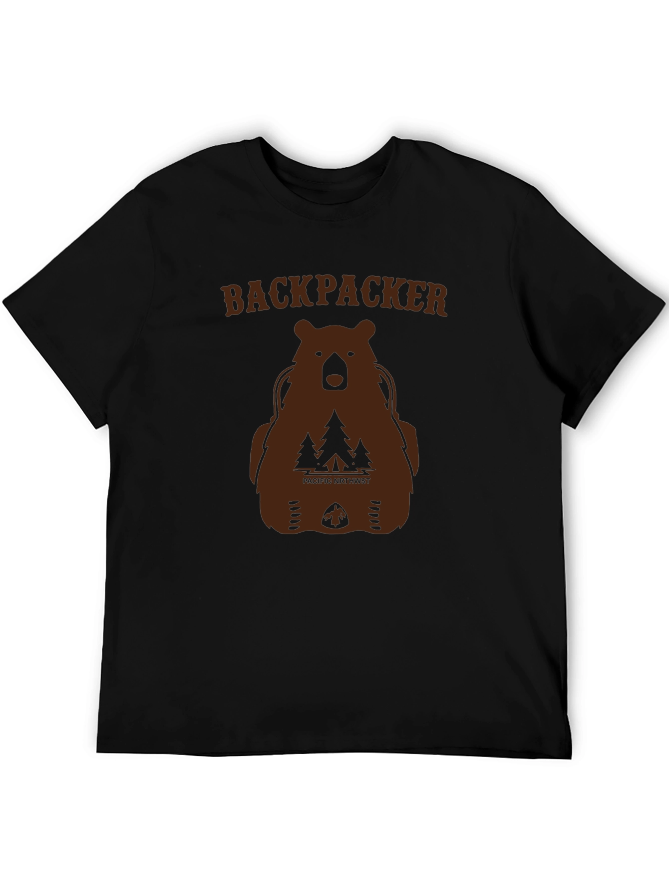 Backpacker Bear Graphic T-Shirt - Pacific Northwest Tee