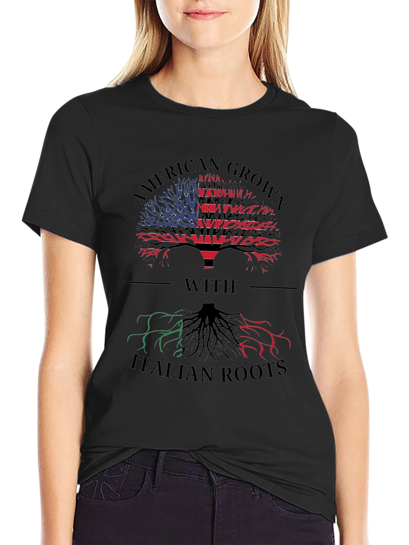 American Grown With Italian Roots T-Shirt